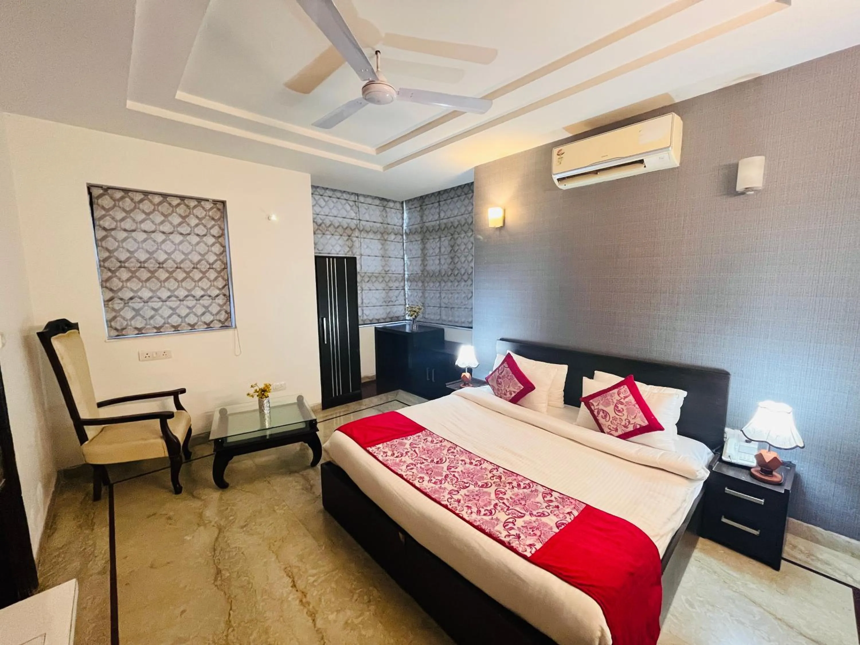 Seating area, Bed in Hotel Dayal Regency near IMT Chowk Manesar, Manesar
