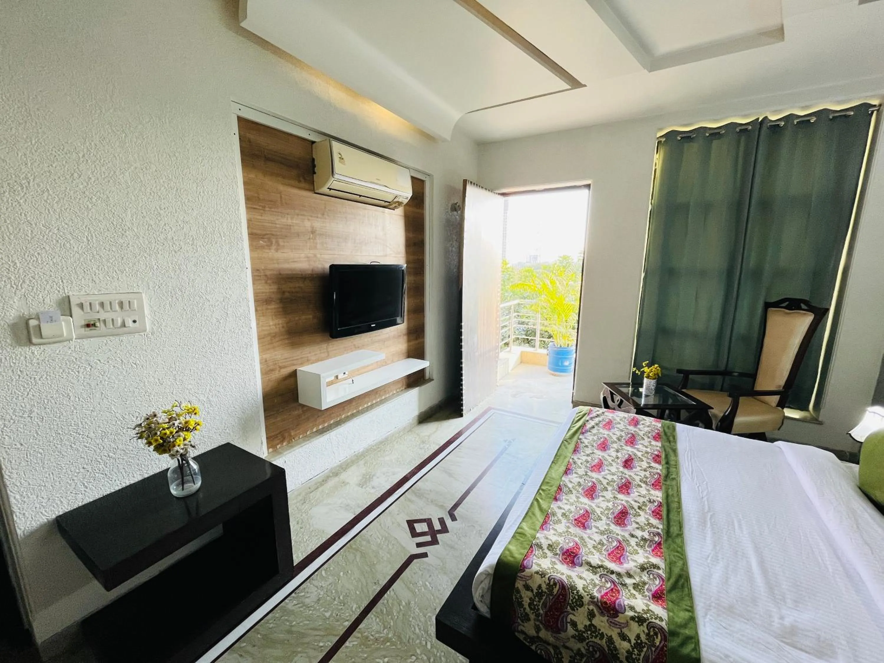 View (from property/room), Bed in Hotel Dayal Regency near IMT Chowk Manesar, Manesar