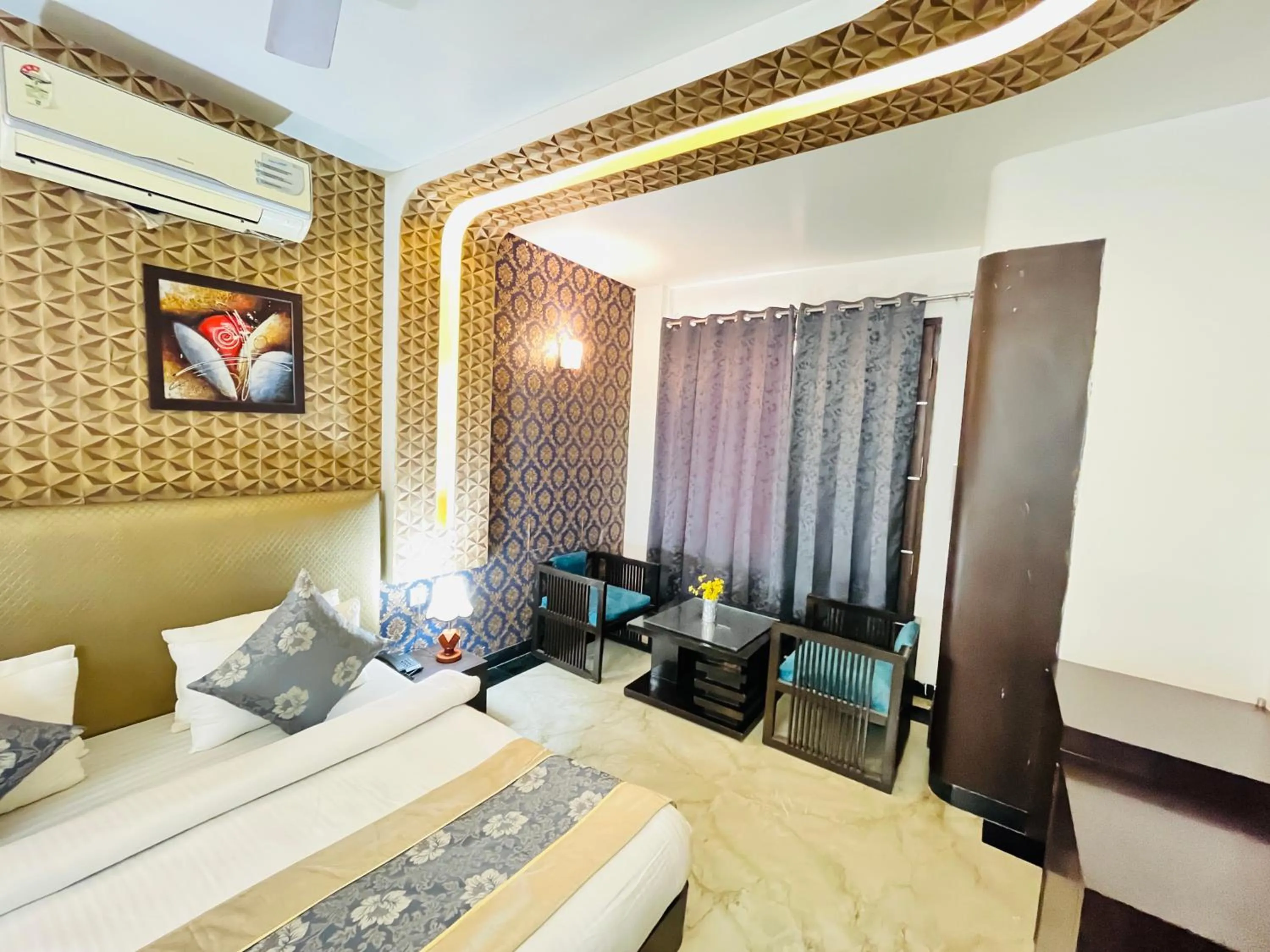 Bed in Hotel Dayal Regency near IMT Chowk Manesar, Manesar