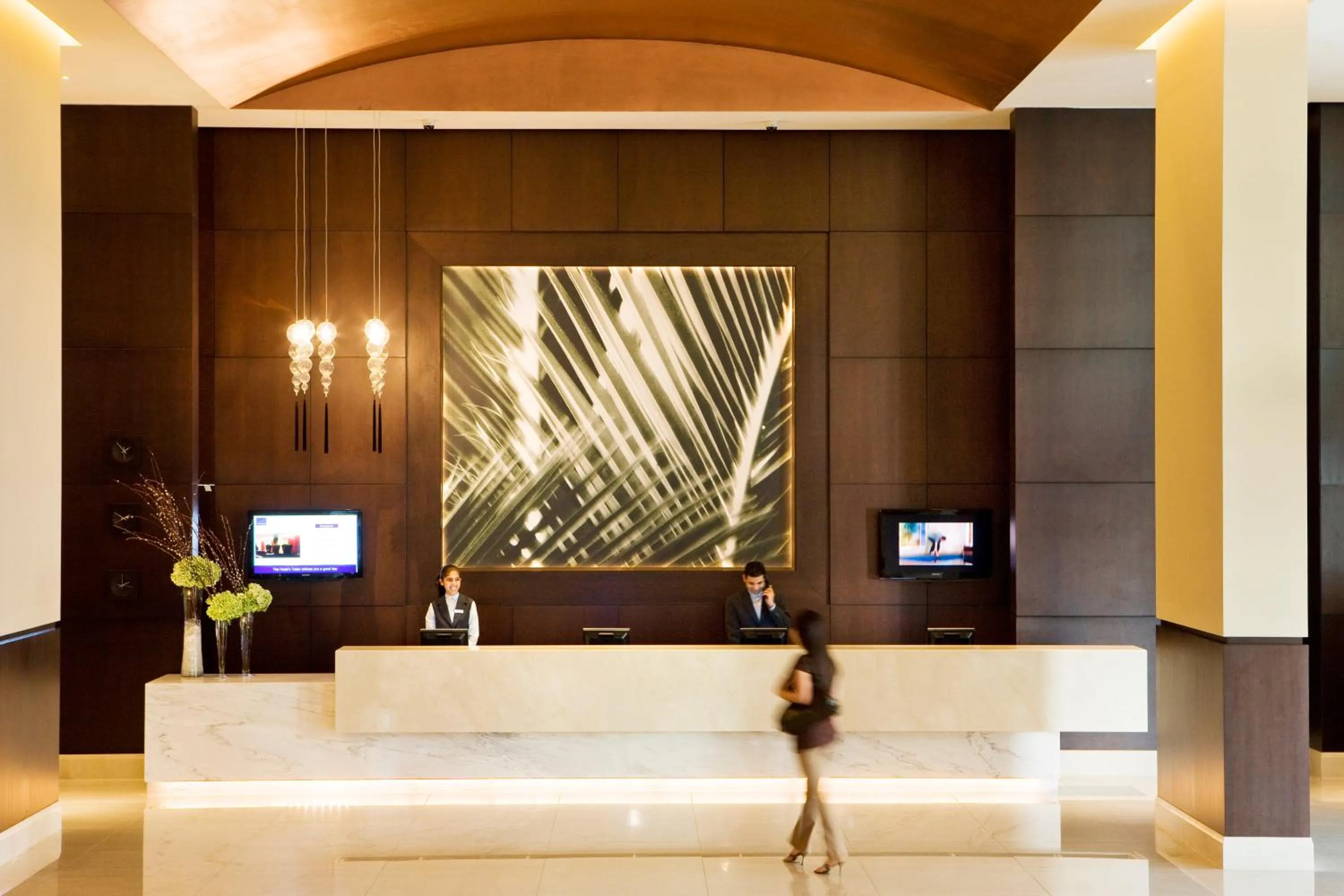 Lobby or reception in Novotel Deira Creekside Dubai
