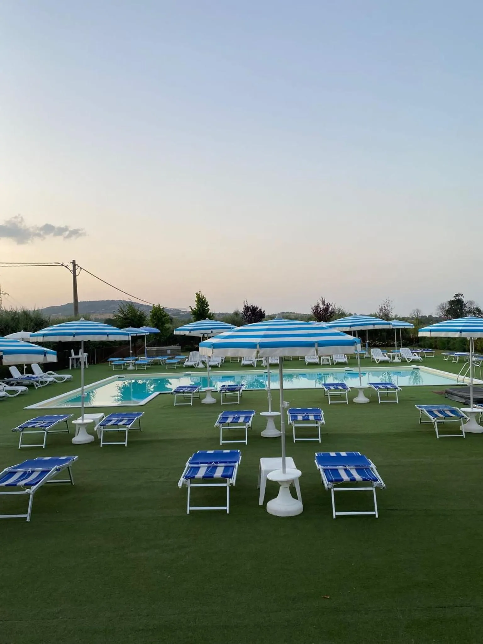 Swimming pool in Hotel Ristorante Casa Rossa