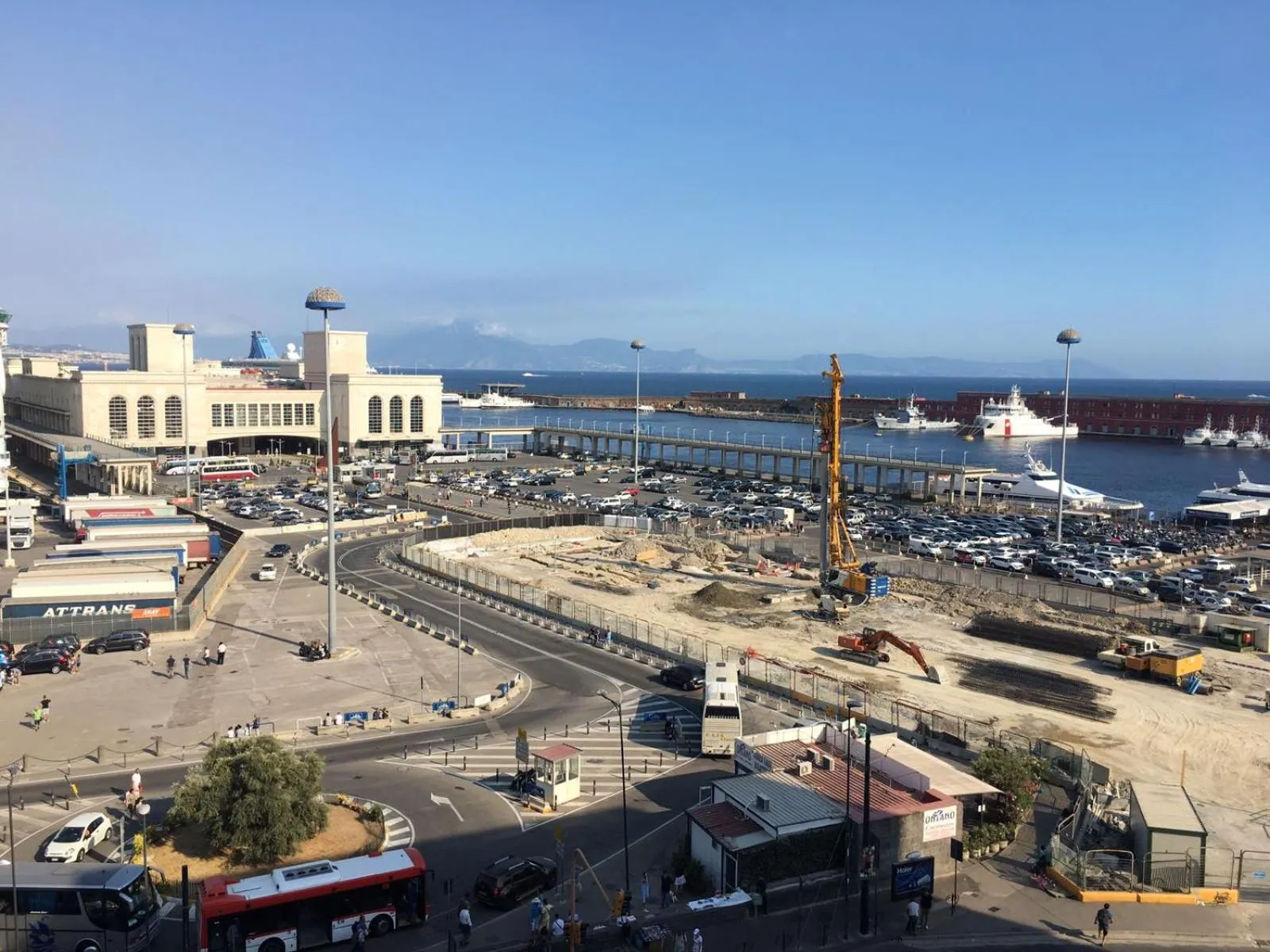 Bird's eye view in Napolilive B&B