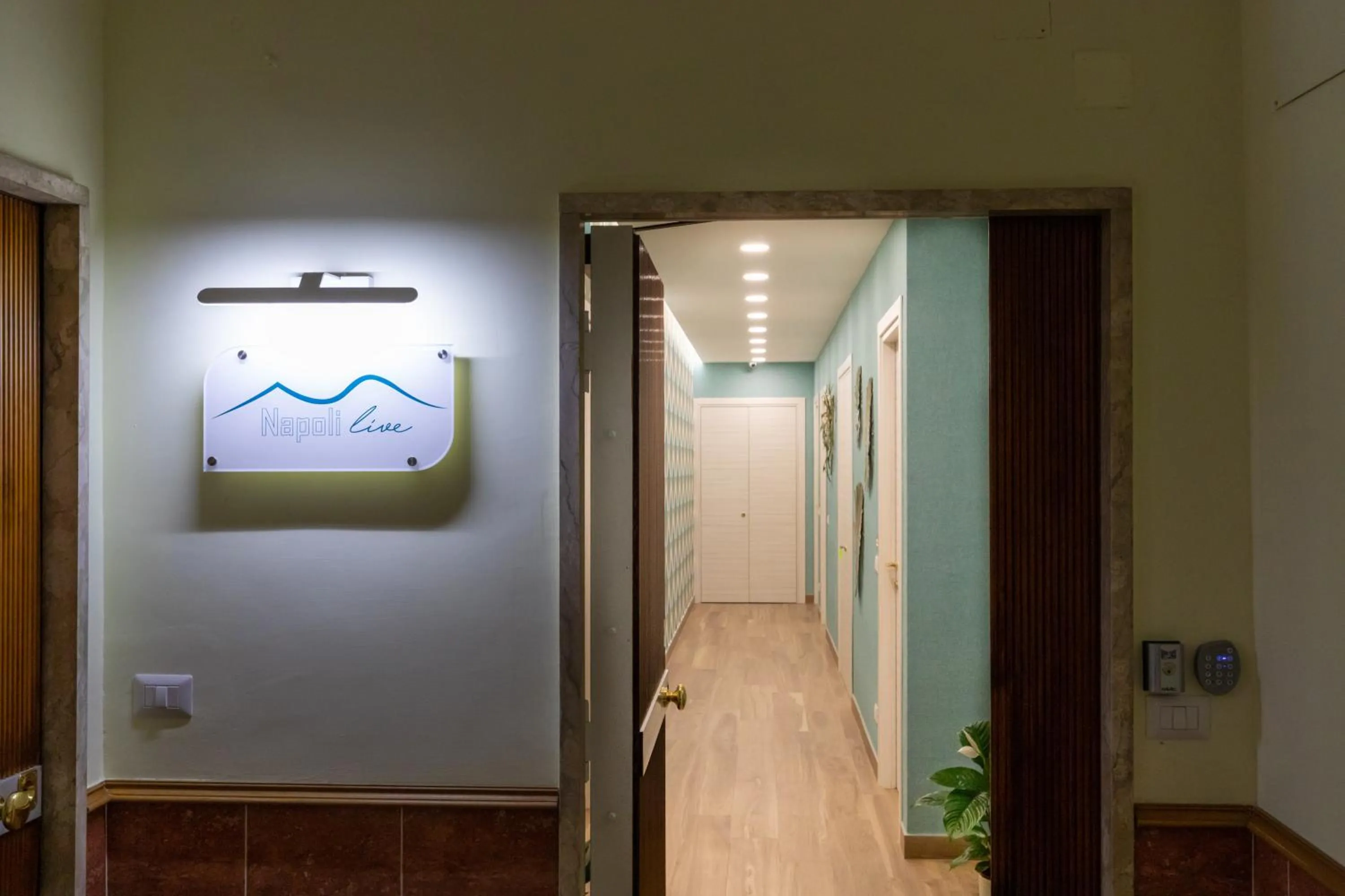 Lobby or reception in Napolilive B&B