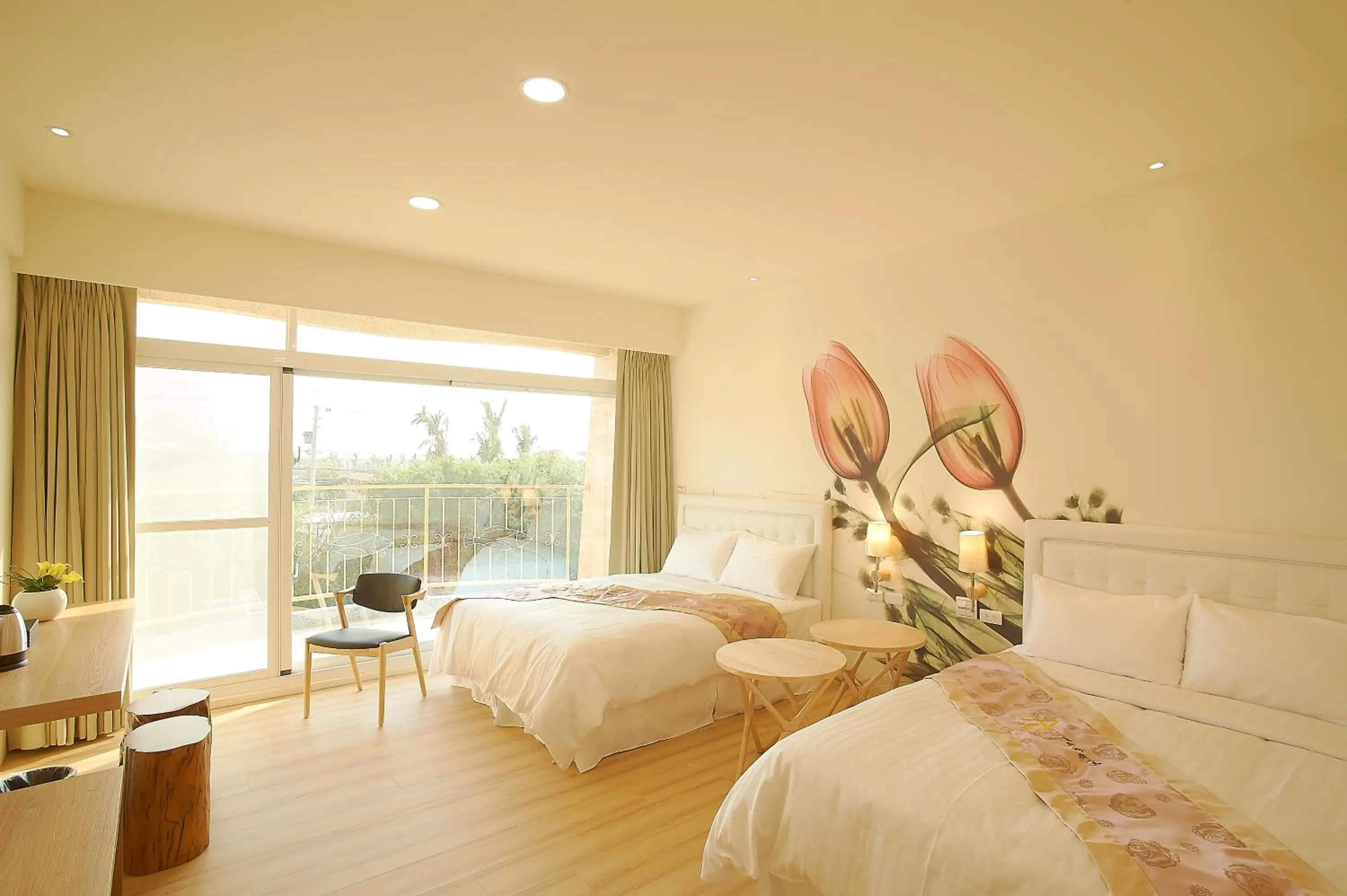 Photo of the whole room, Bed in 大鵬灣瞭望台 Top Bay B&B