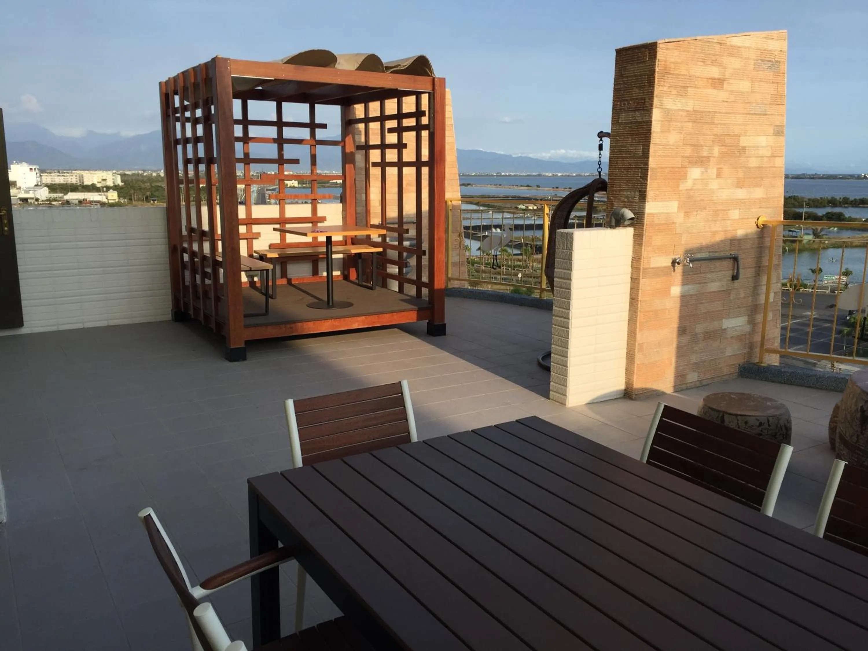 Balcony/Terrace in 大鵬灣瞭望台 Top Bay B&B