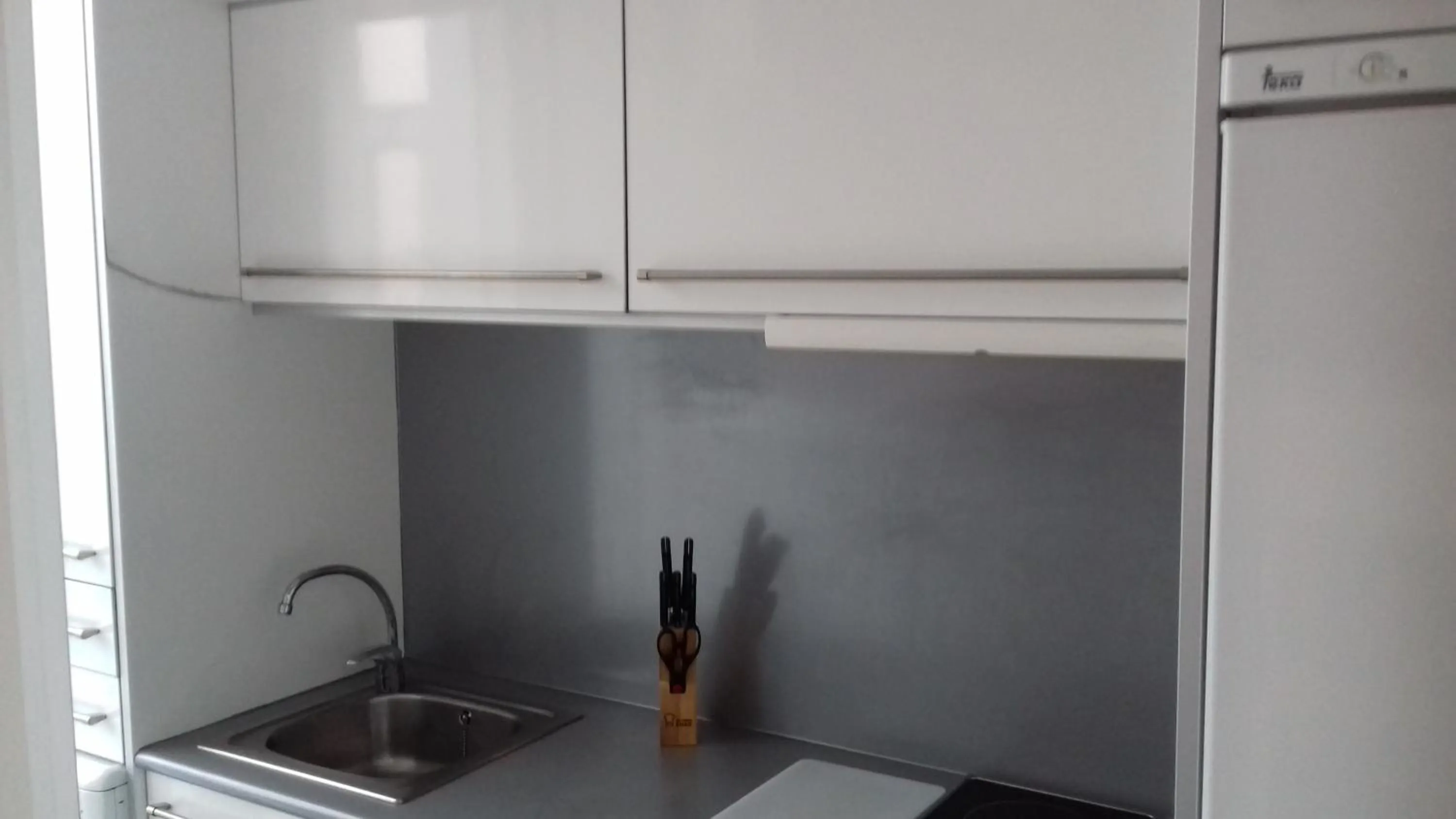 Kitchen or kitchenette in Apartamentos Turísticos Los Ángeles