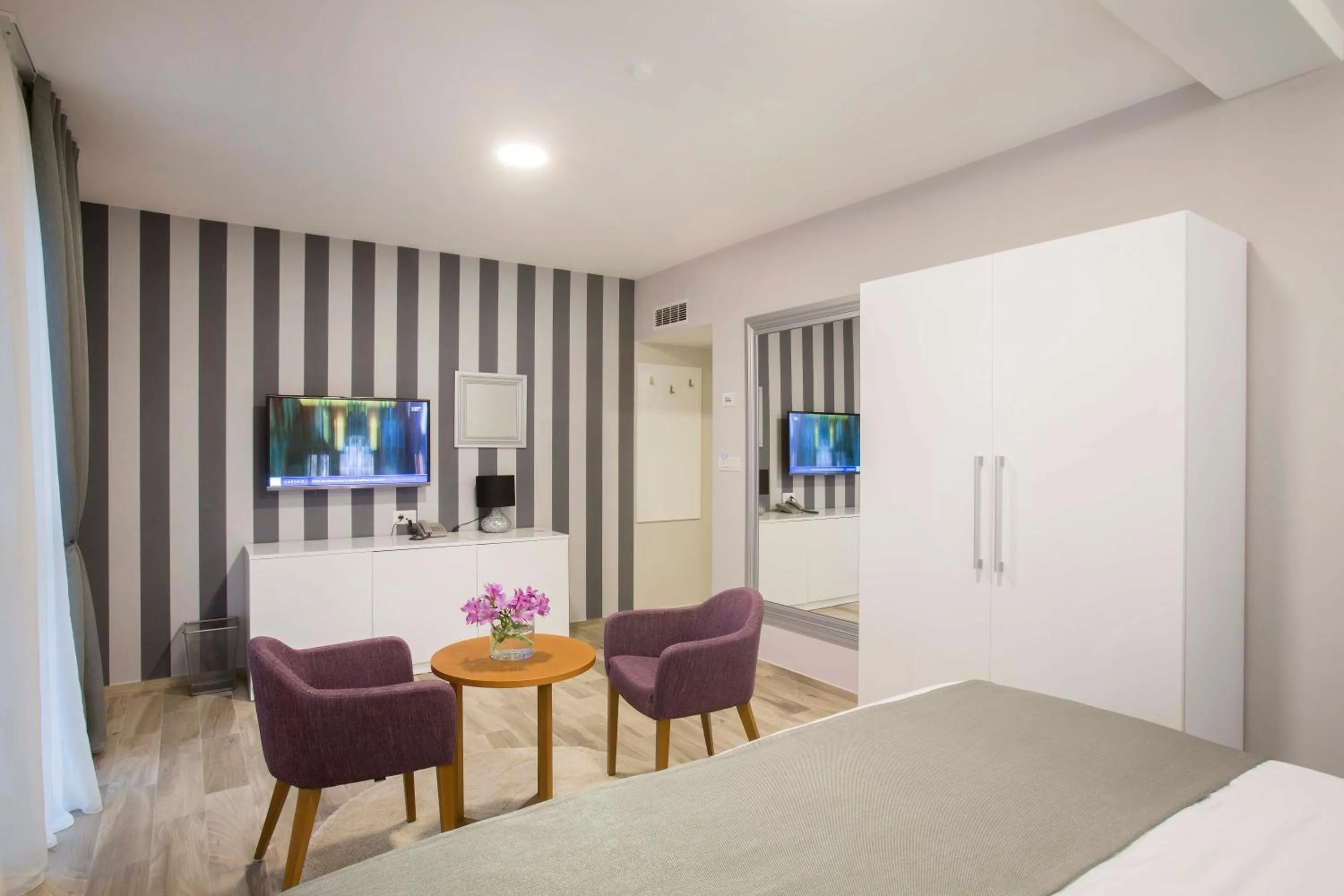 Seating area, Bed in Boutique Hotel Intermezzo - Pag centre