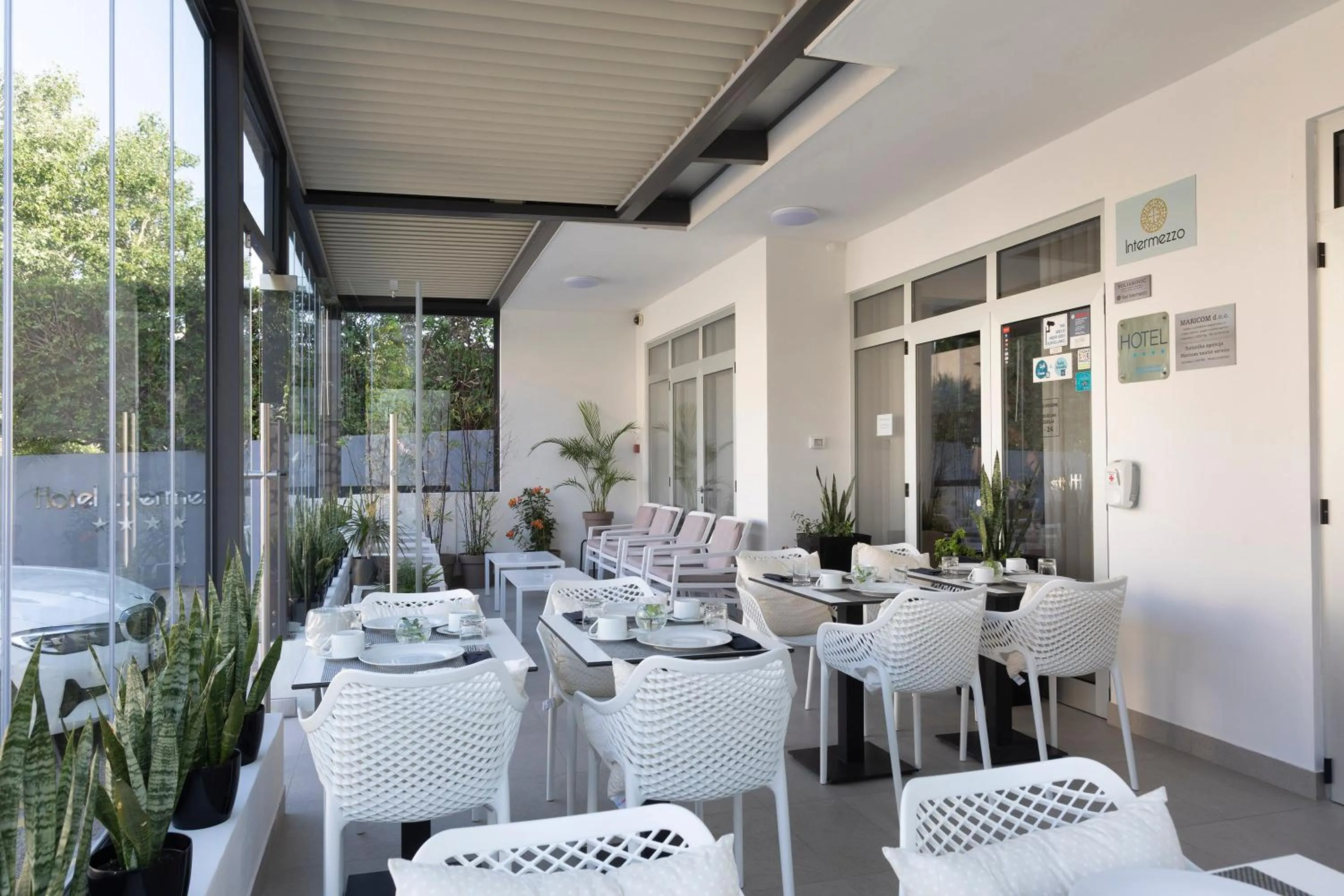 Balcony/Terrace in Boutique Hotel Intermezzo - Pag centre