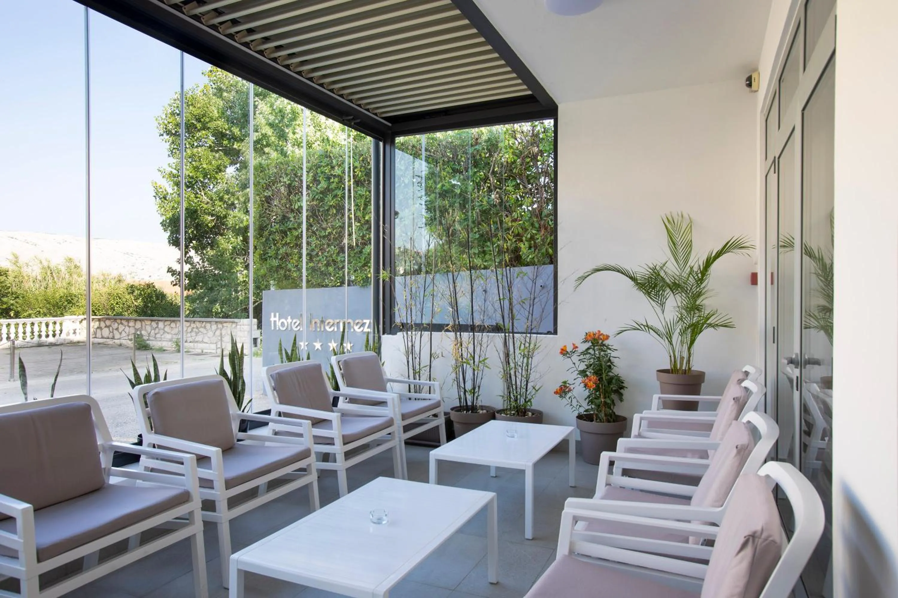 Balcony/Terrace in Boutique Hotel Intermezzo - Pag centre