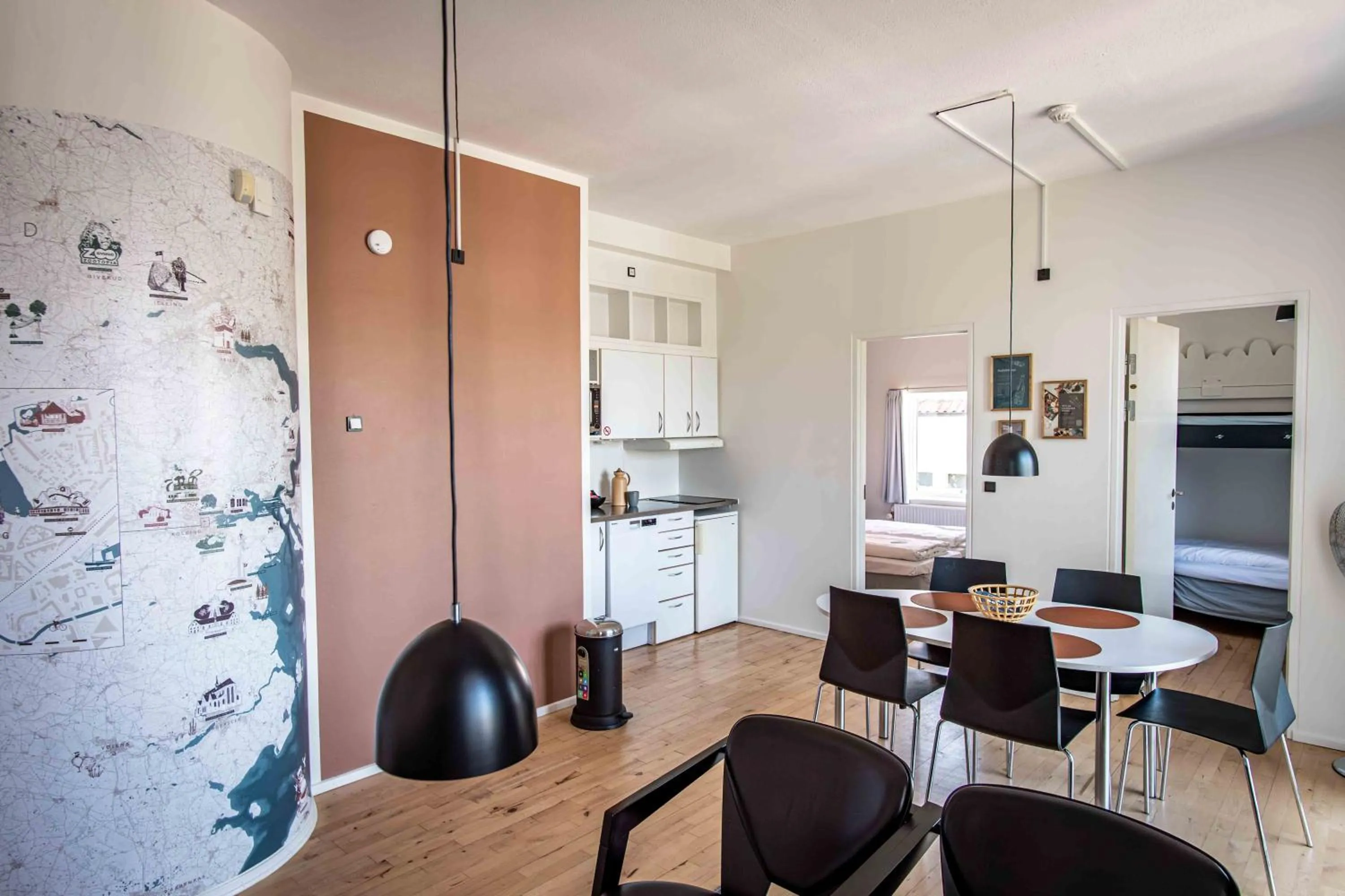 Seating area in Kolding Hotel Apartments