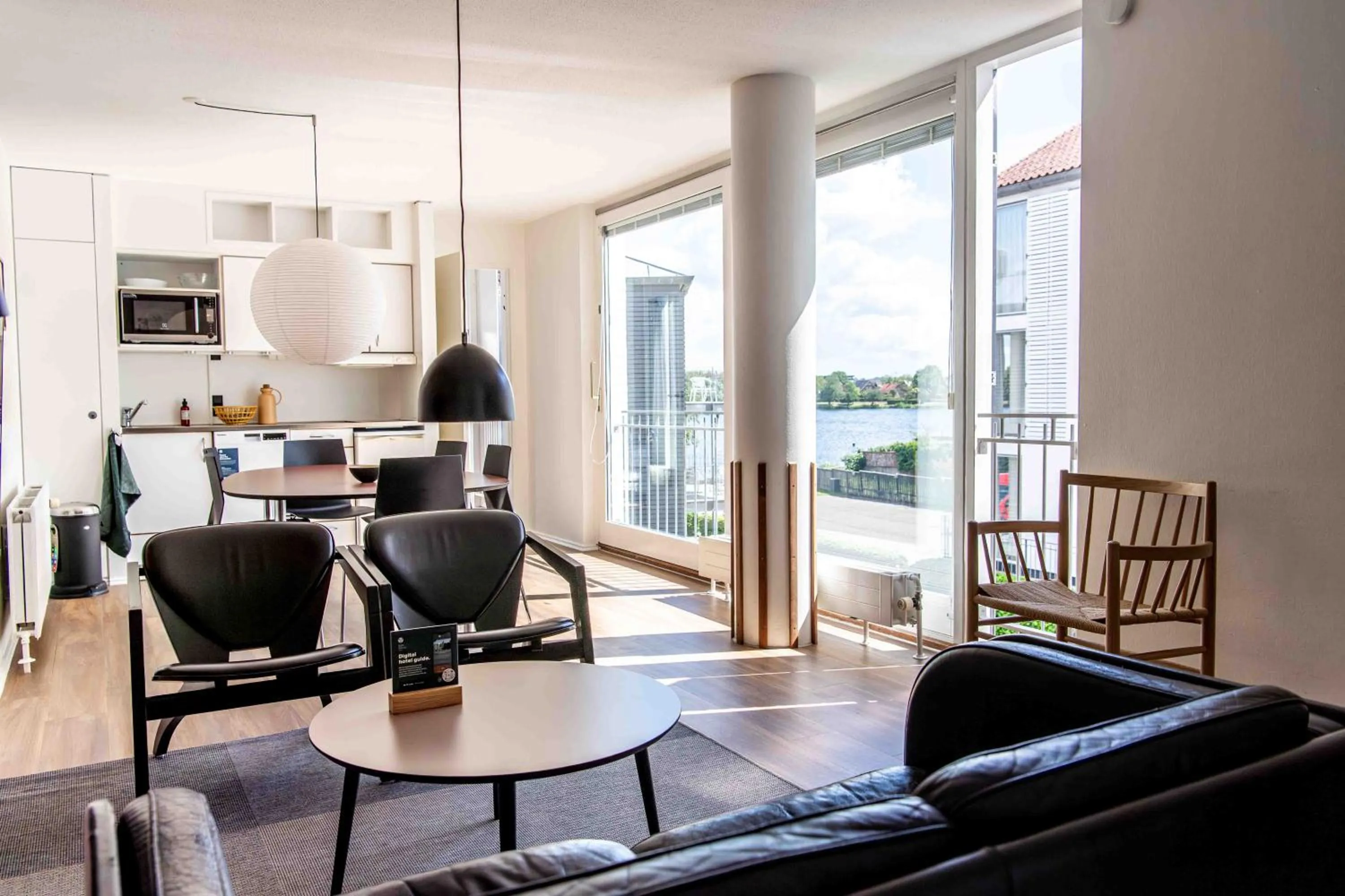 Living room in Kolding Hotel Apartments
