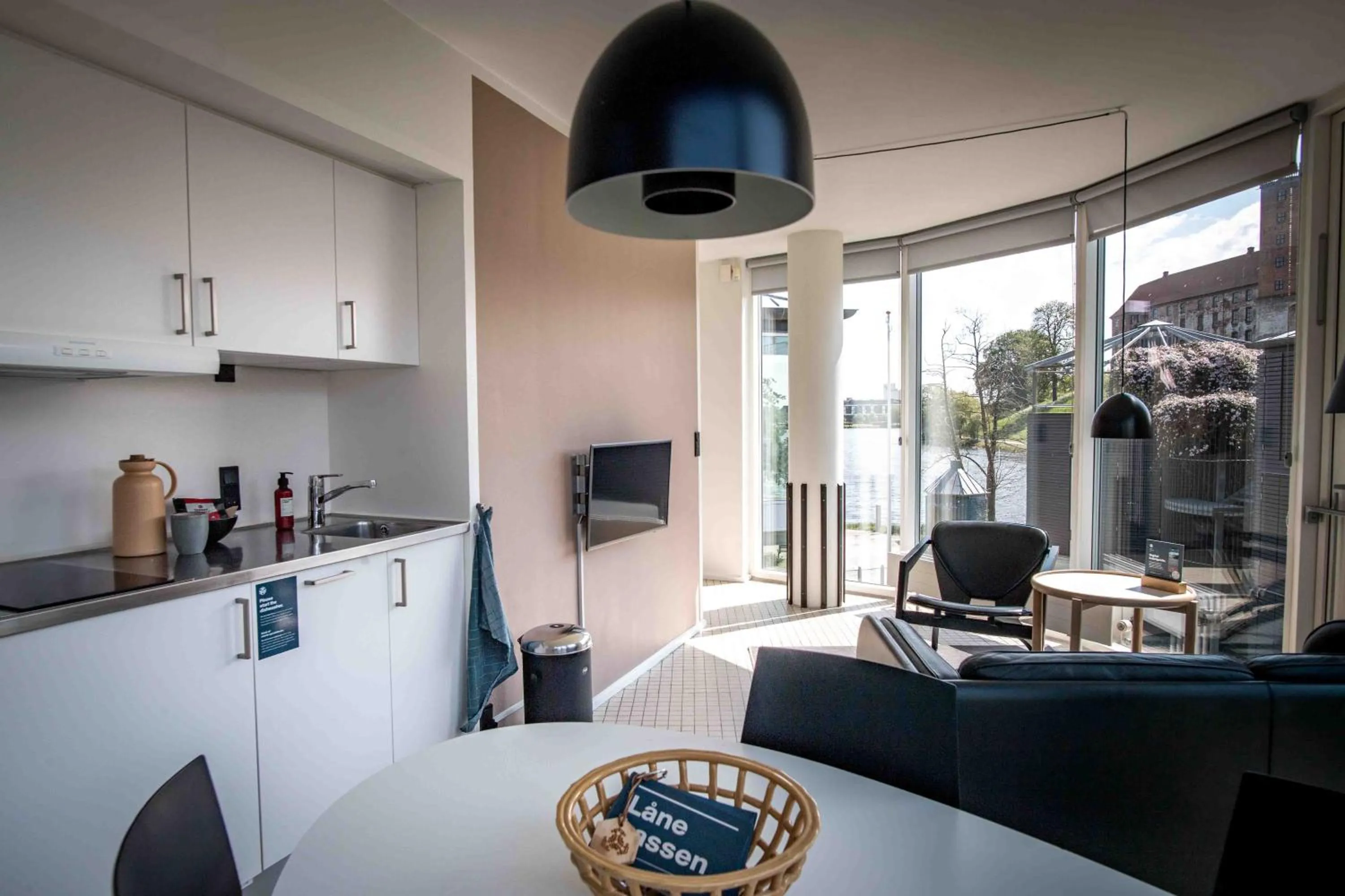 Living room in Kolding Hotel Apartments