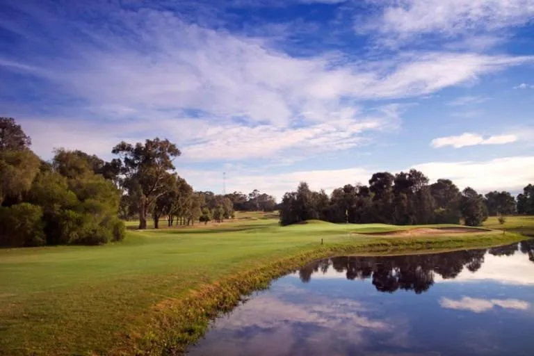 Natural landscape in Yarrawonga Mulwala Golf Club