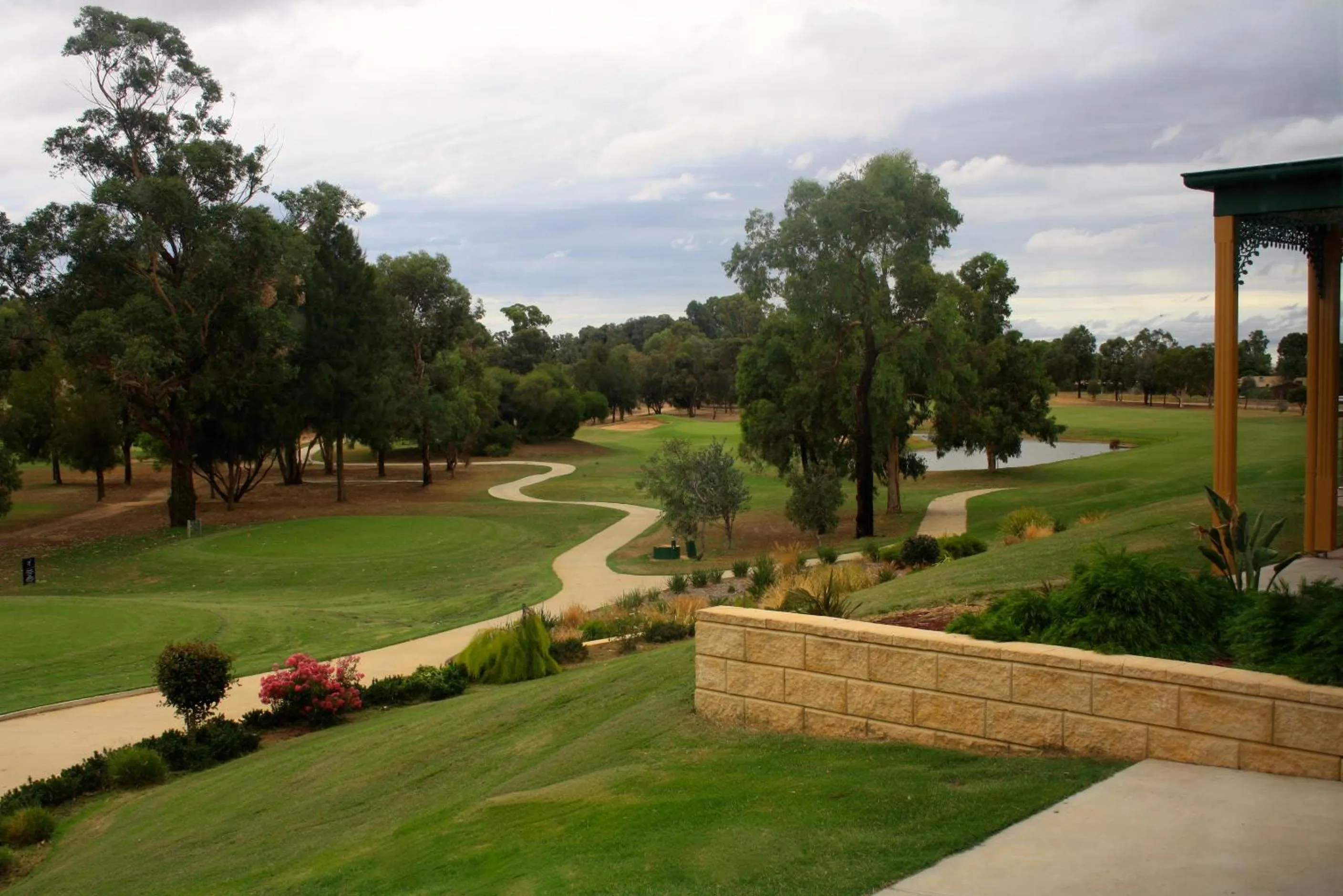 Natural landscape in Yarrawonga Mulwala Golf Club