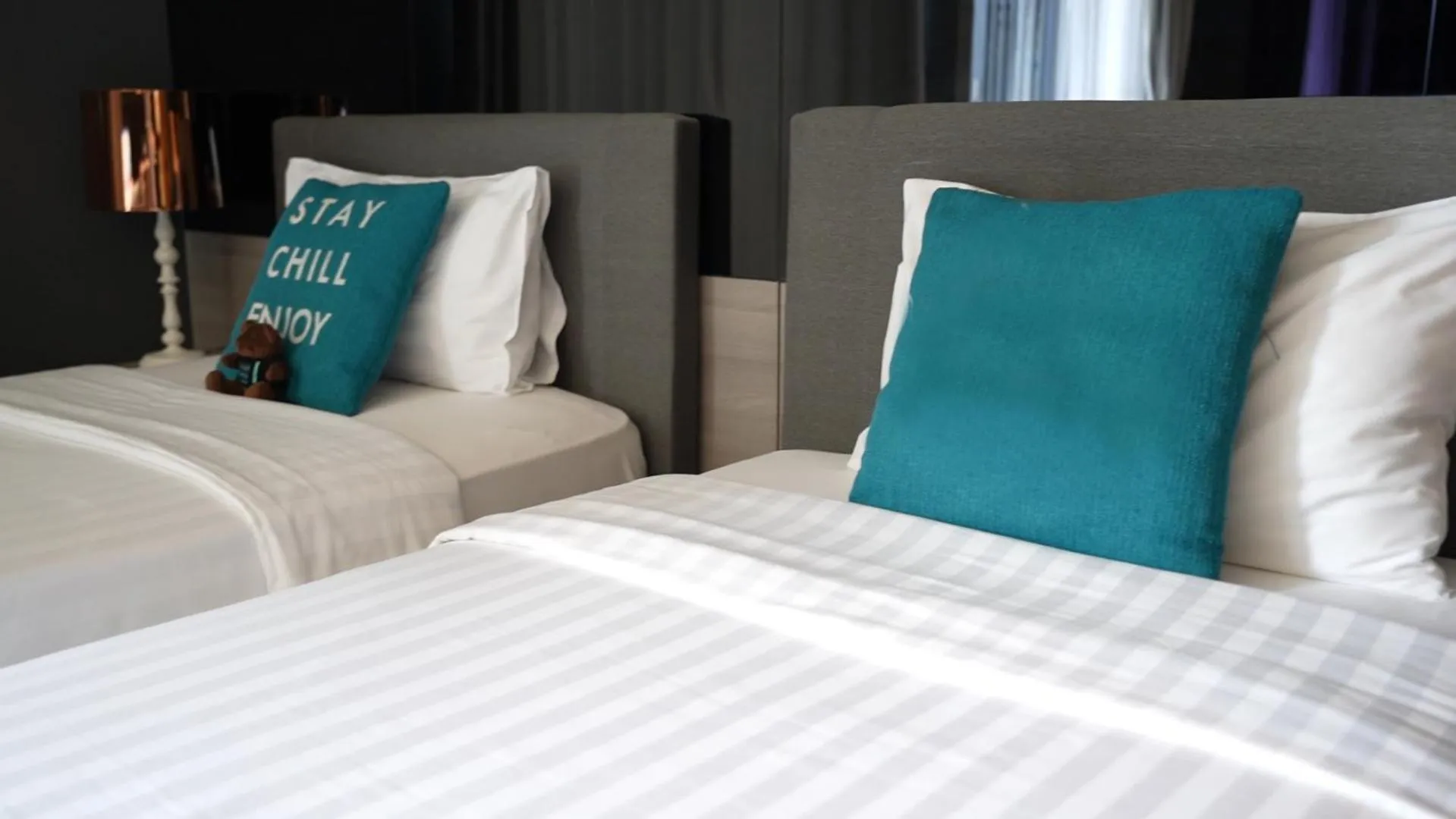 Bed in Seaphere Pattaya Hotel by Elite Suites