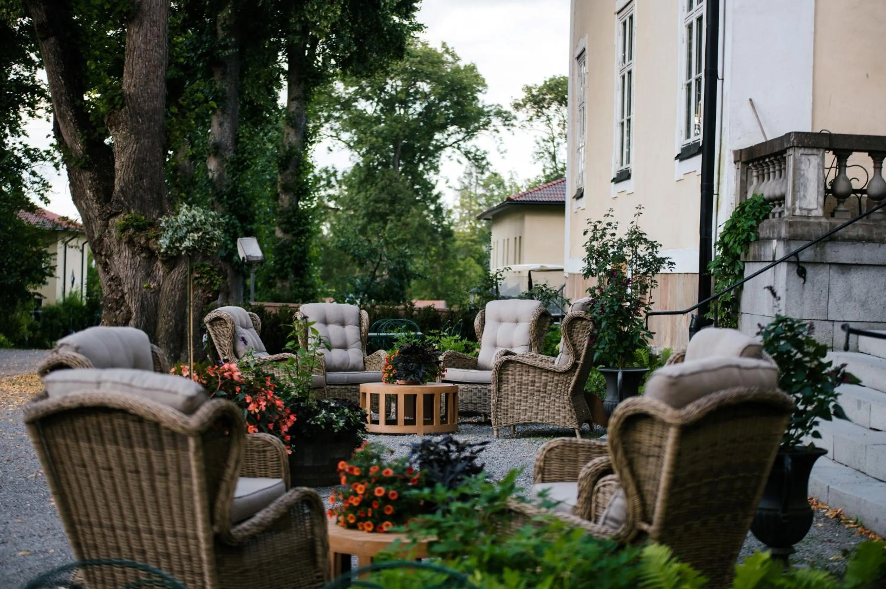 Patio in Haga Slott