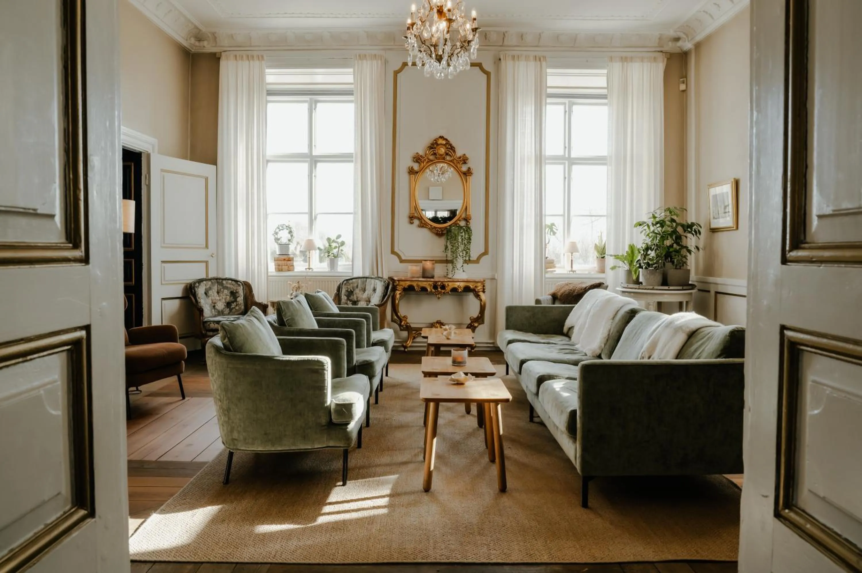 Living room in Haga Slott