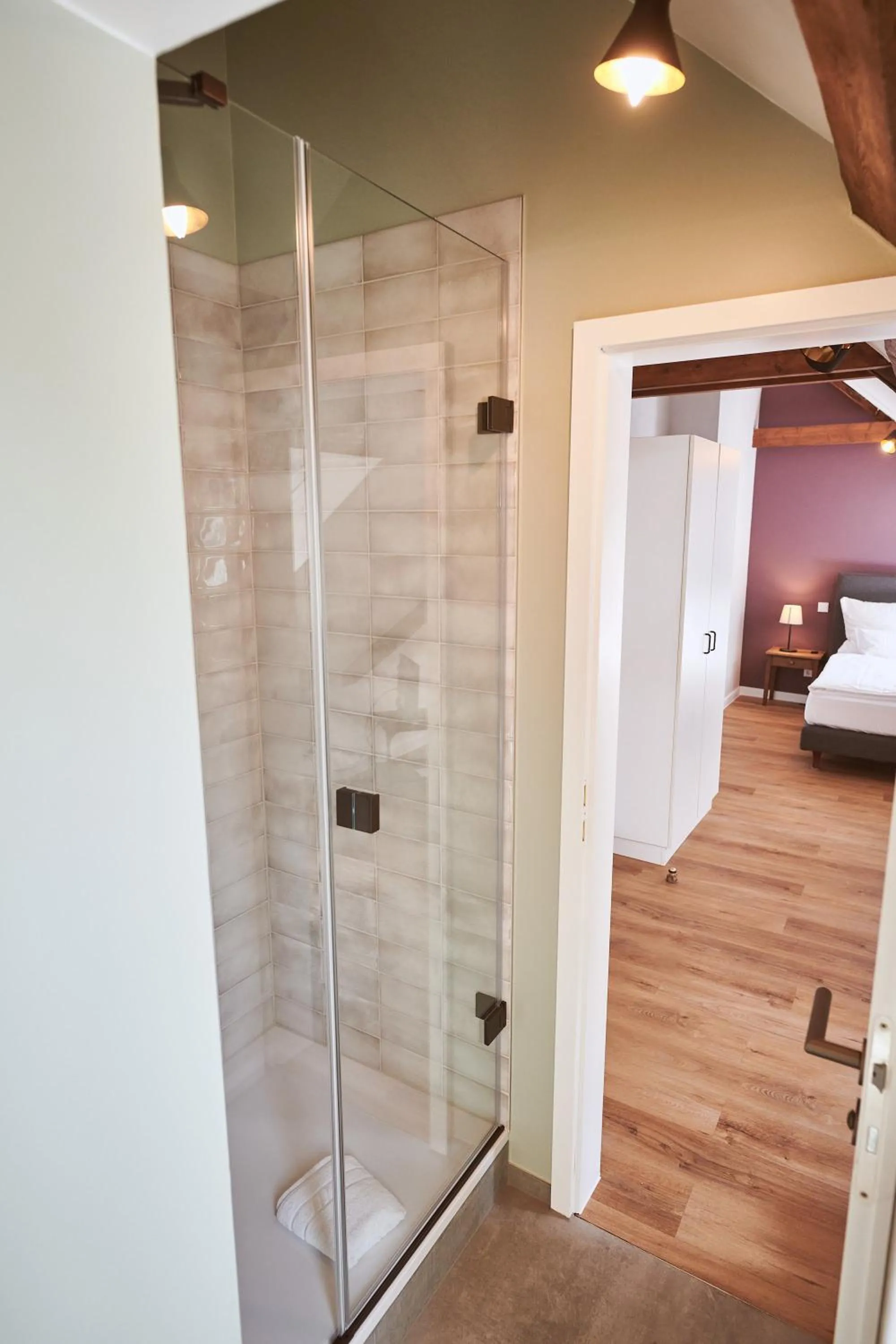 Shower in Gutshotel Baron Knyphausen