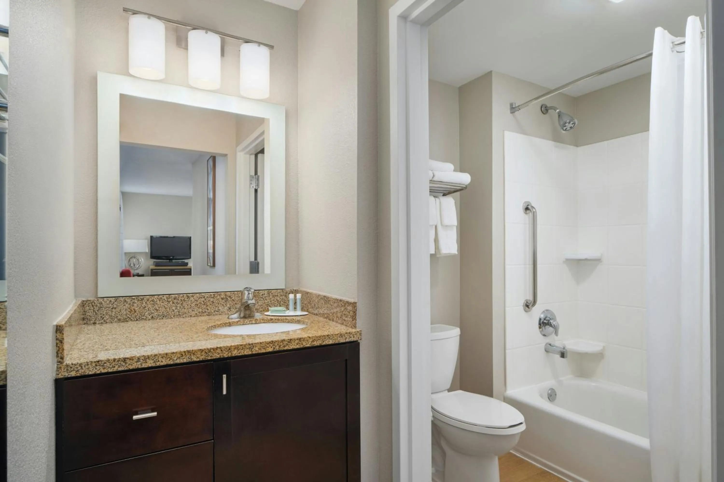Bathroom in TownePlace Suites by Marriott Scranton Wilkes-Barre