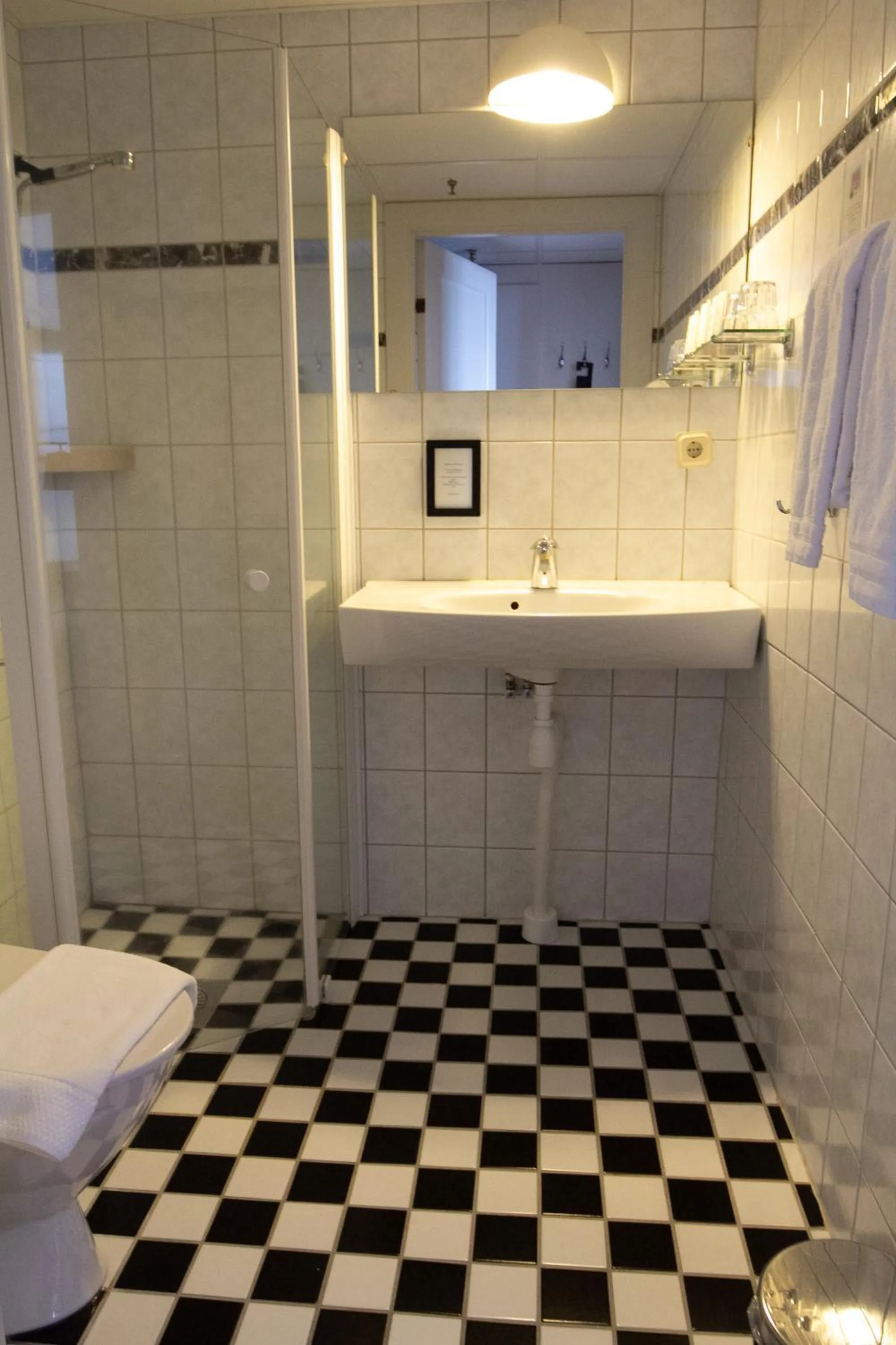 Shower in Sälens Högfjällshotell