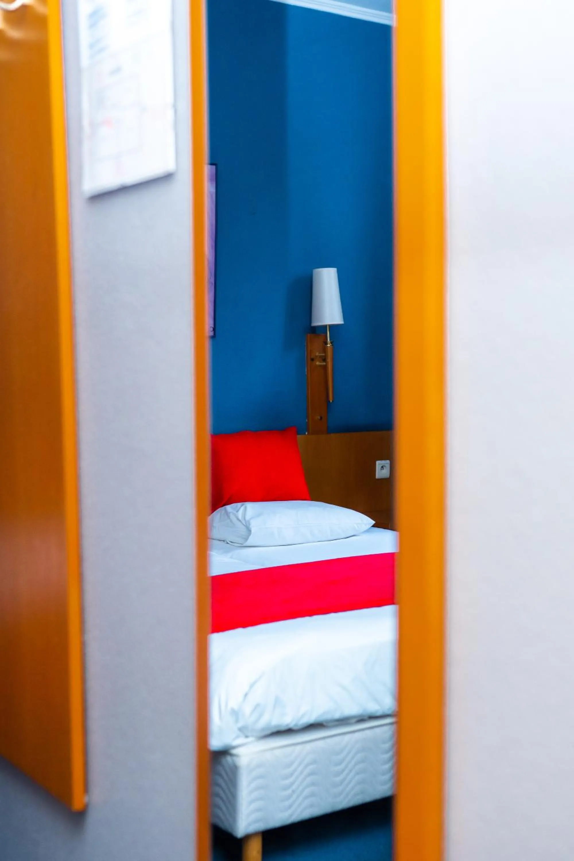 Bed in Hotel Professor Leuven Centrum