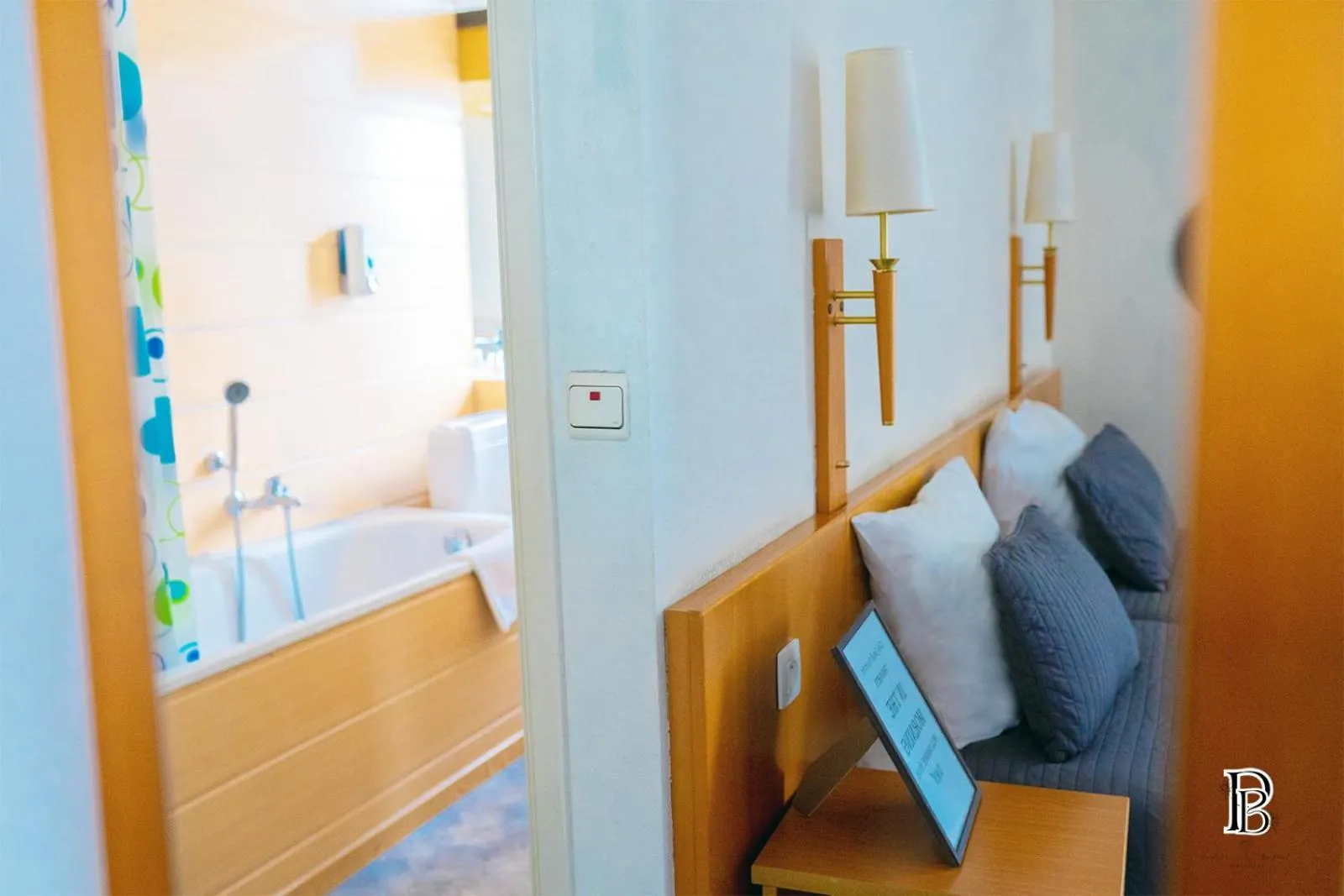 Bed in Hotel Professor Leuven Centrum