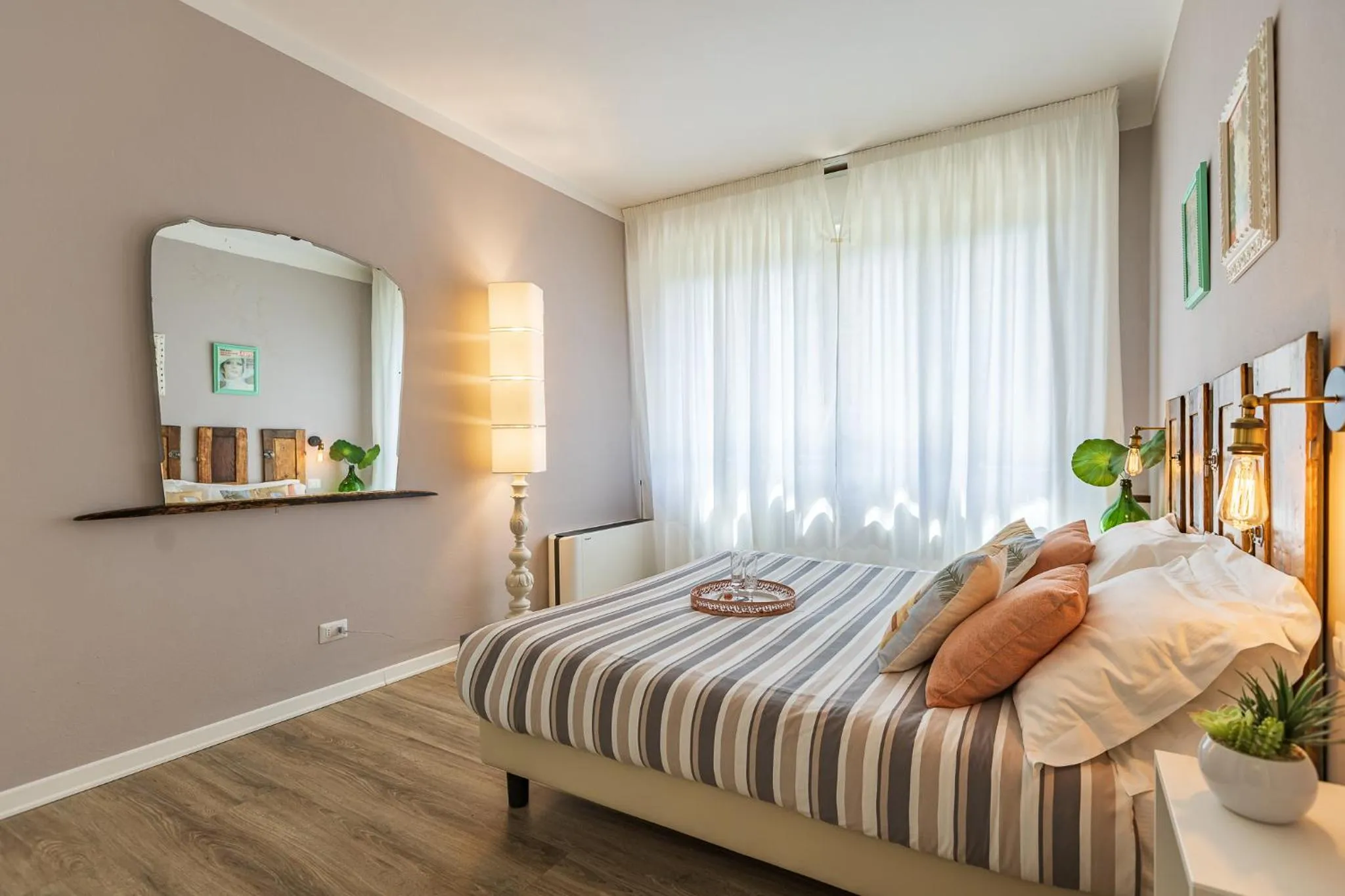 Bedroom, Bed in B&B La Cornice