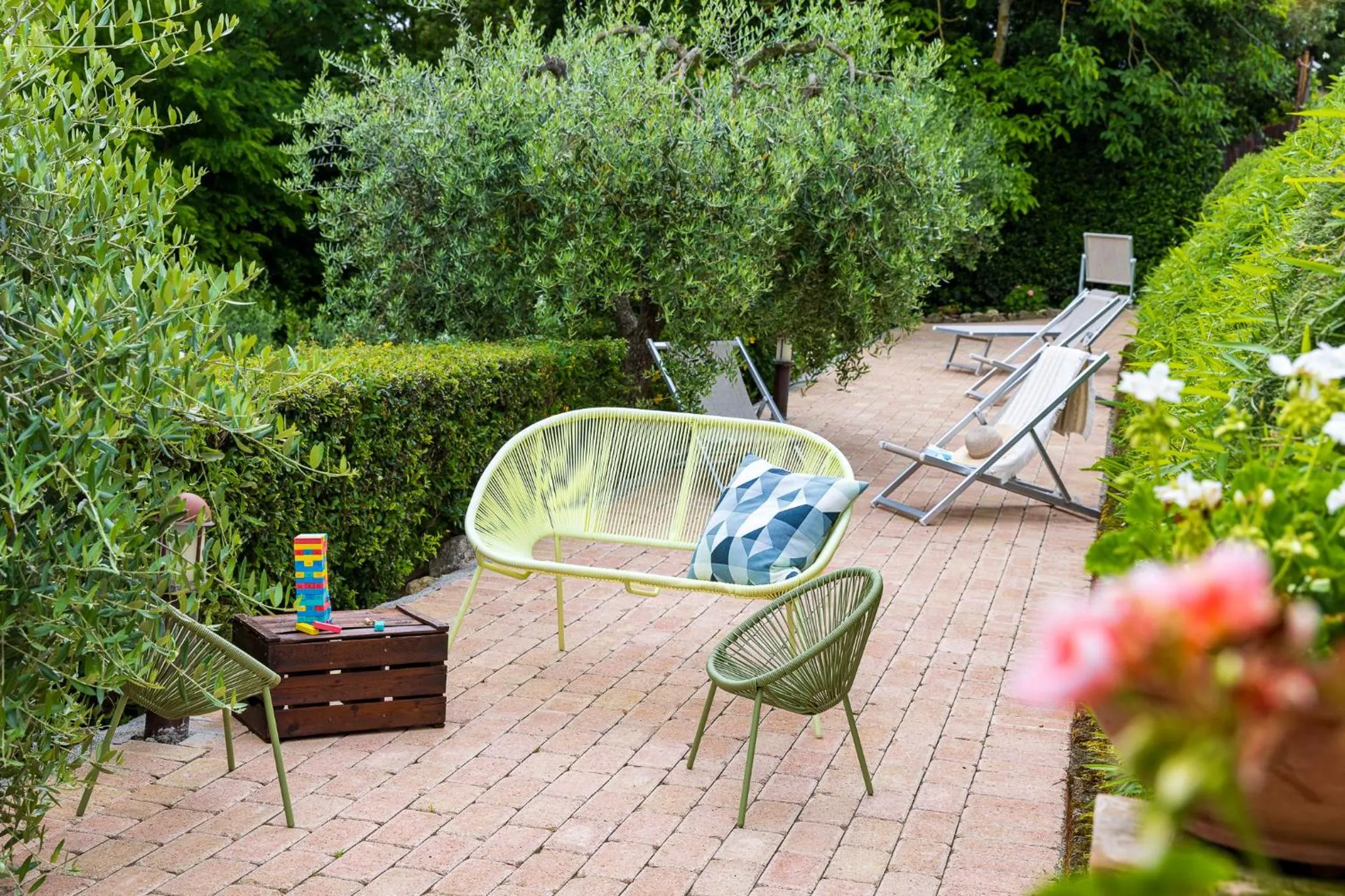 Garden in B&B La Cornice