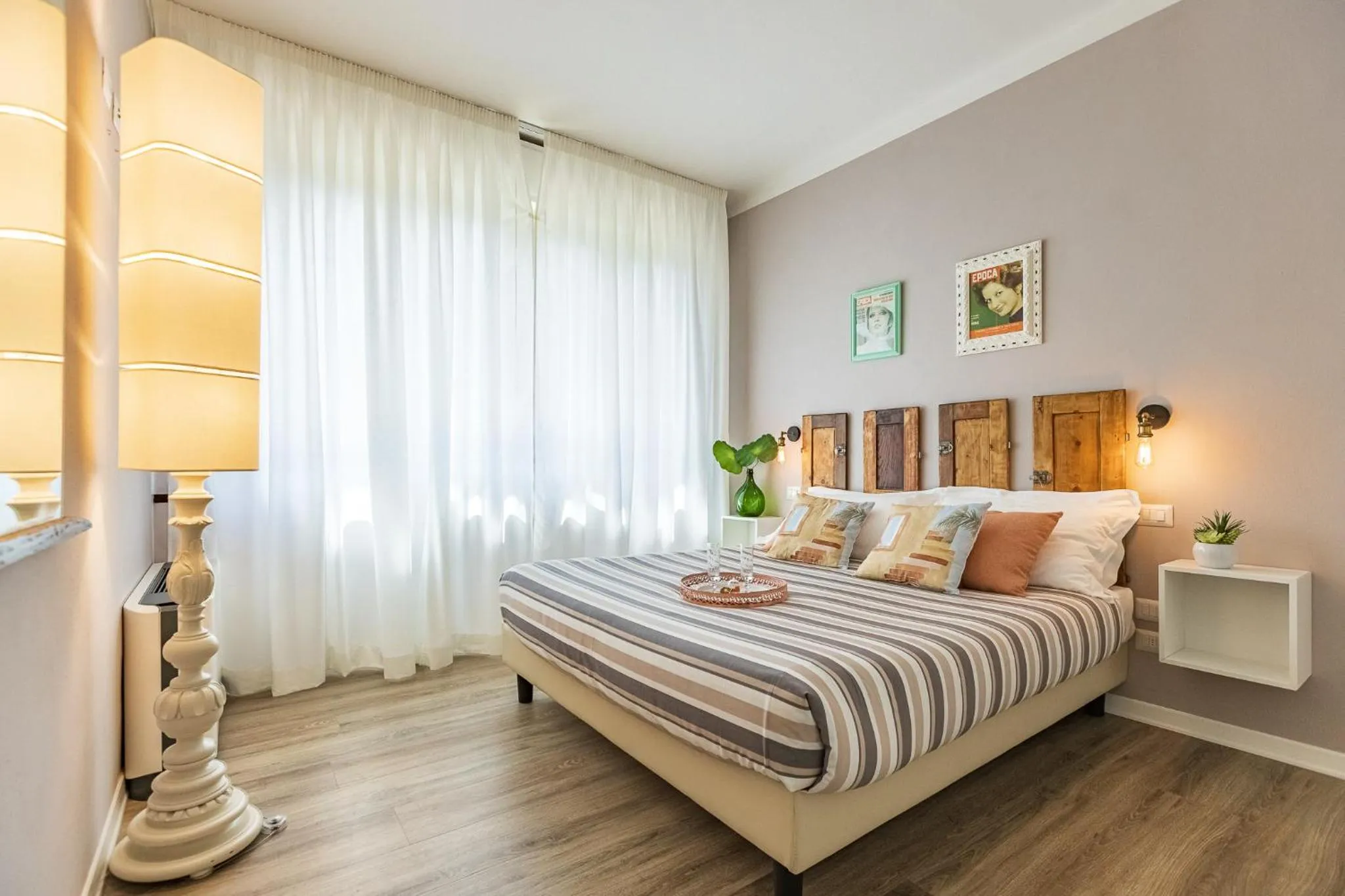 Bedroom, Bed in B&B La Cornice