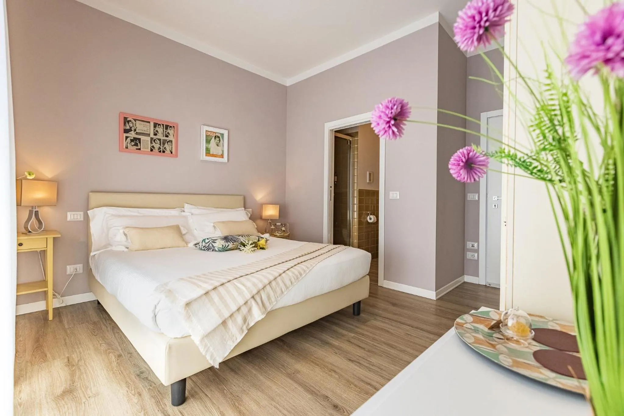 Bedroom, Bed in B&B La Cornice