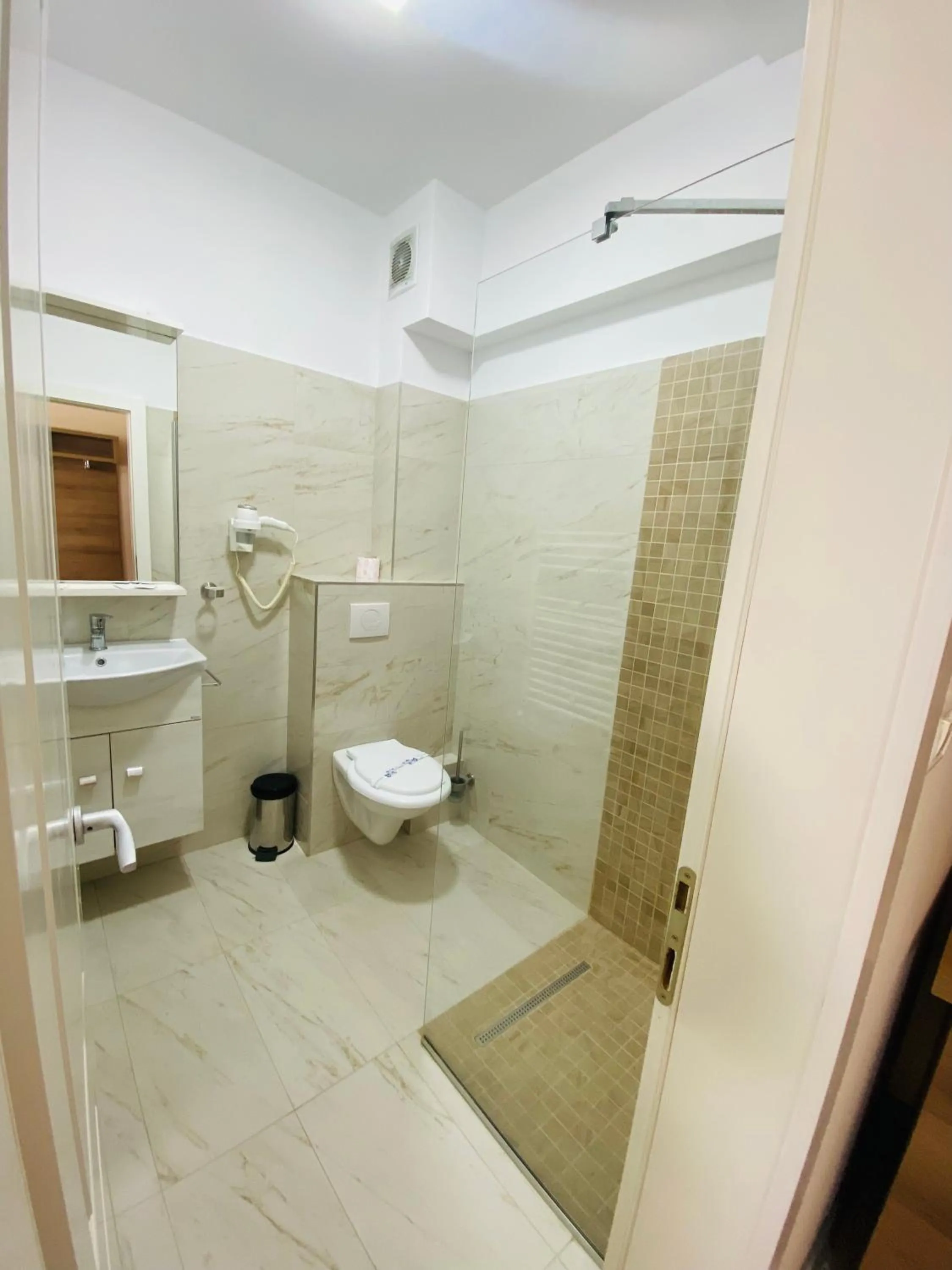 Shower in Pensiunea Elisei