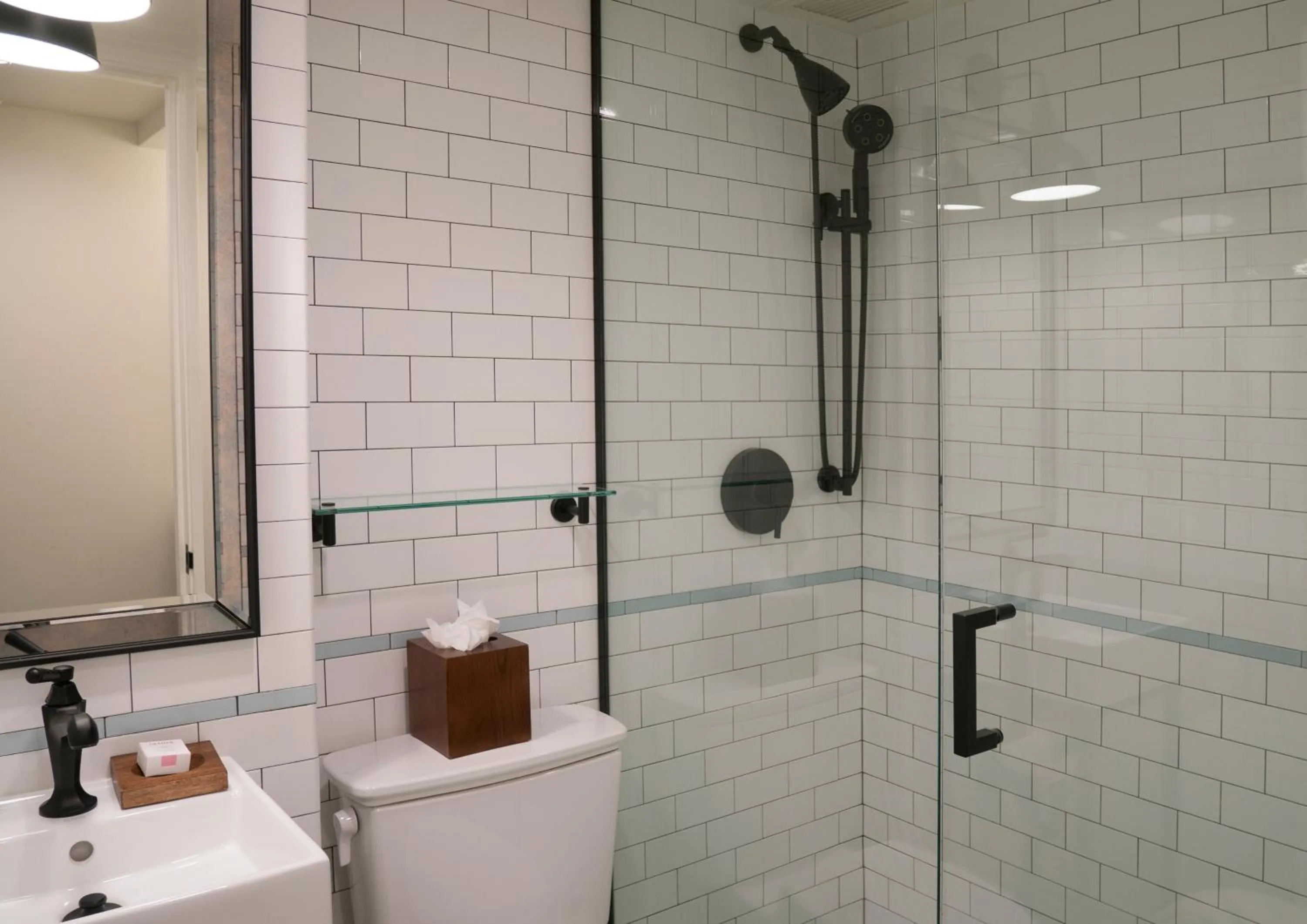 Shower in Hotel Theodore Seattle Downtown, Tapestry by Hilton