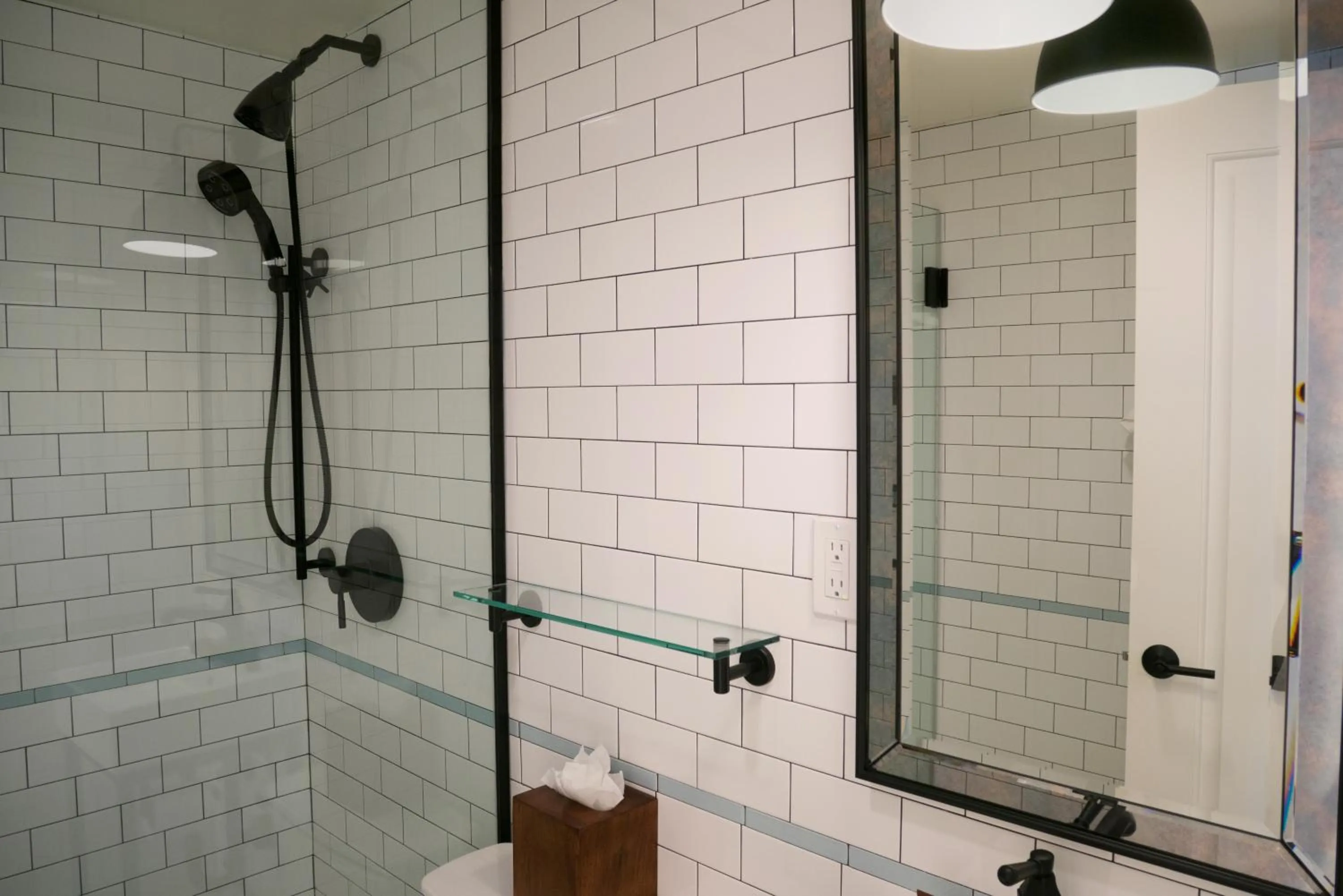 Shower in Hotel Theodore Seattle Downtown, Tapestry by Hilton