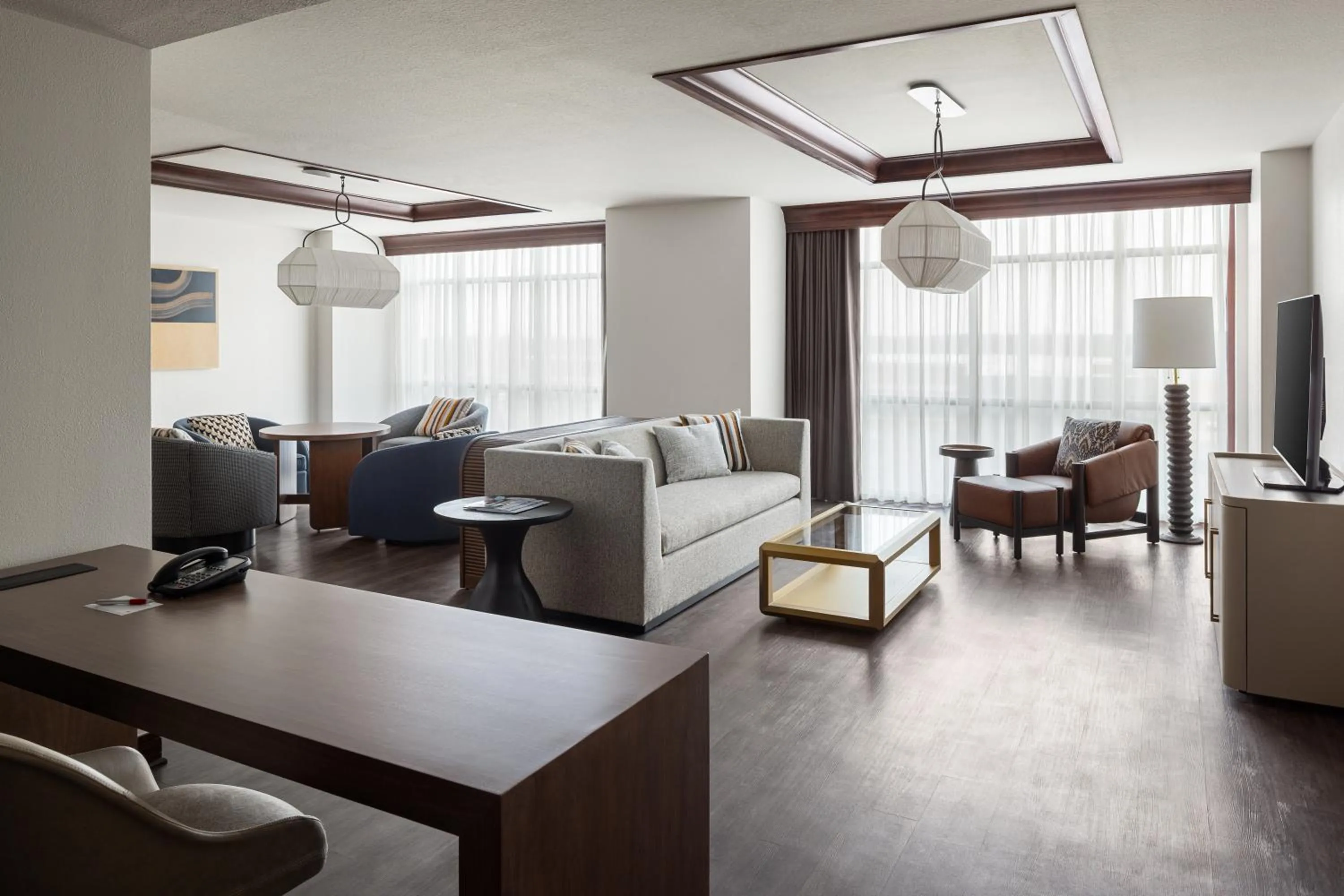 Lounge or bar in Marriott Bloomington Normal Hotel and Conference Center