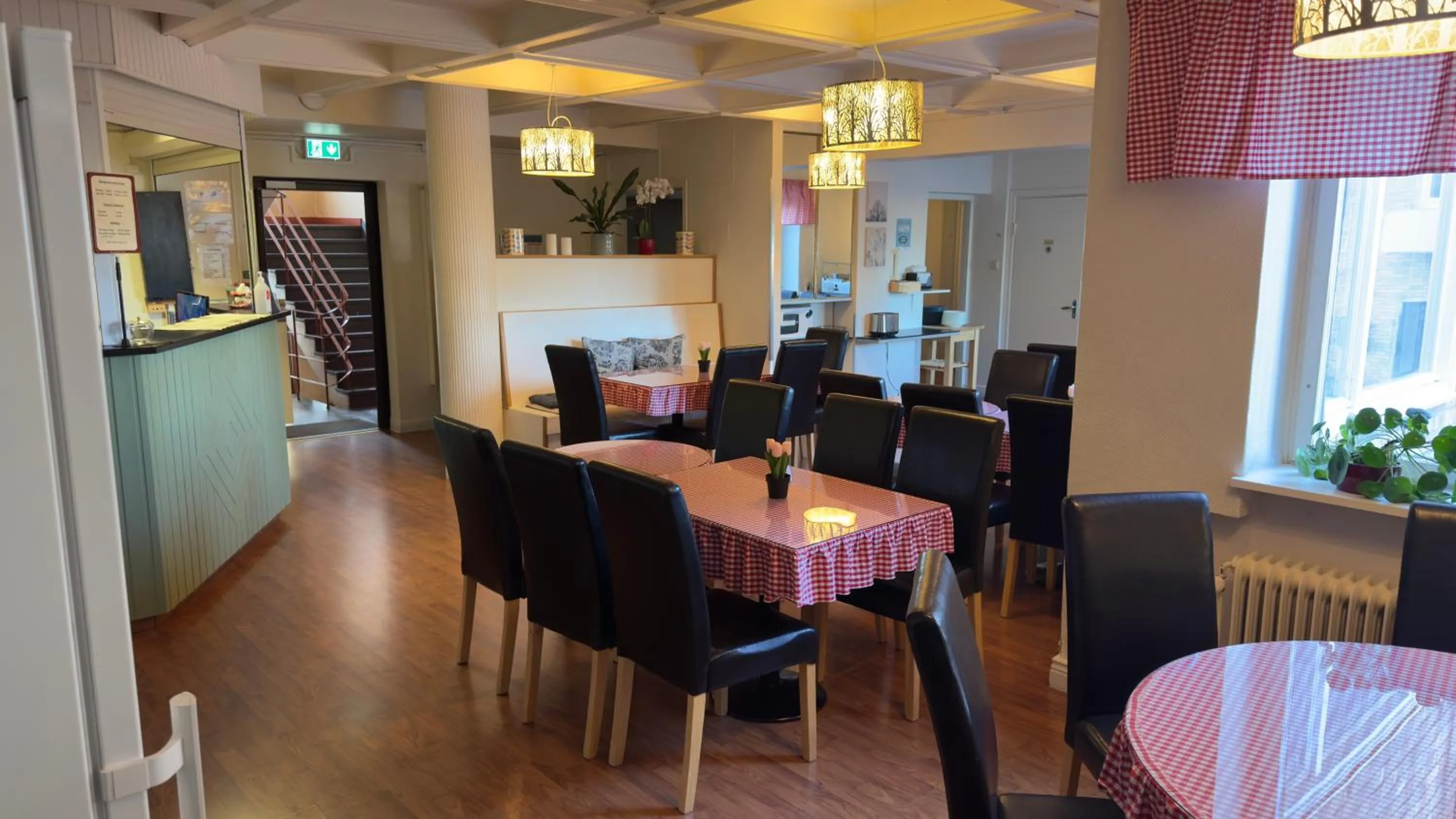 Lobby or reception in Hotell Linden