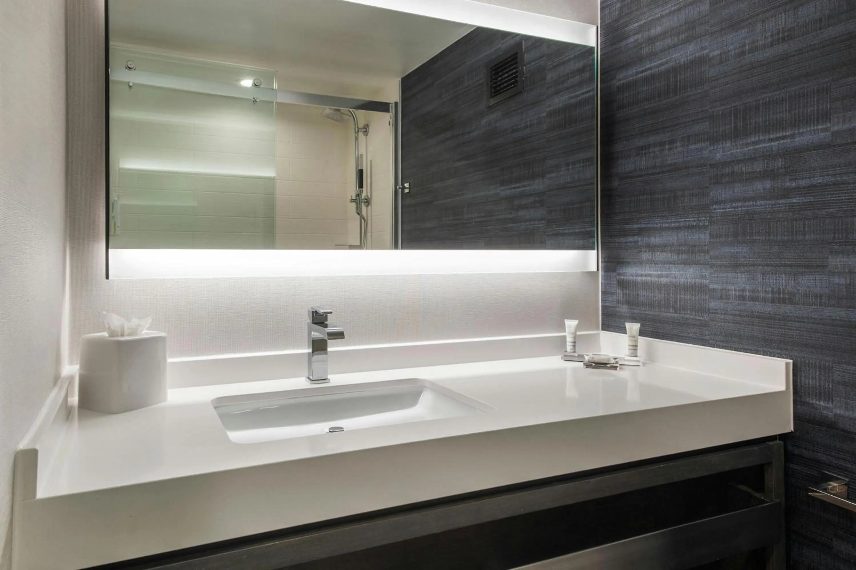 Bathroom in Marriott Providence Downtown