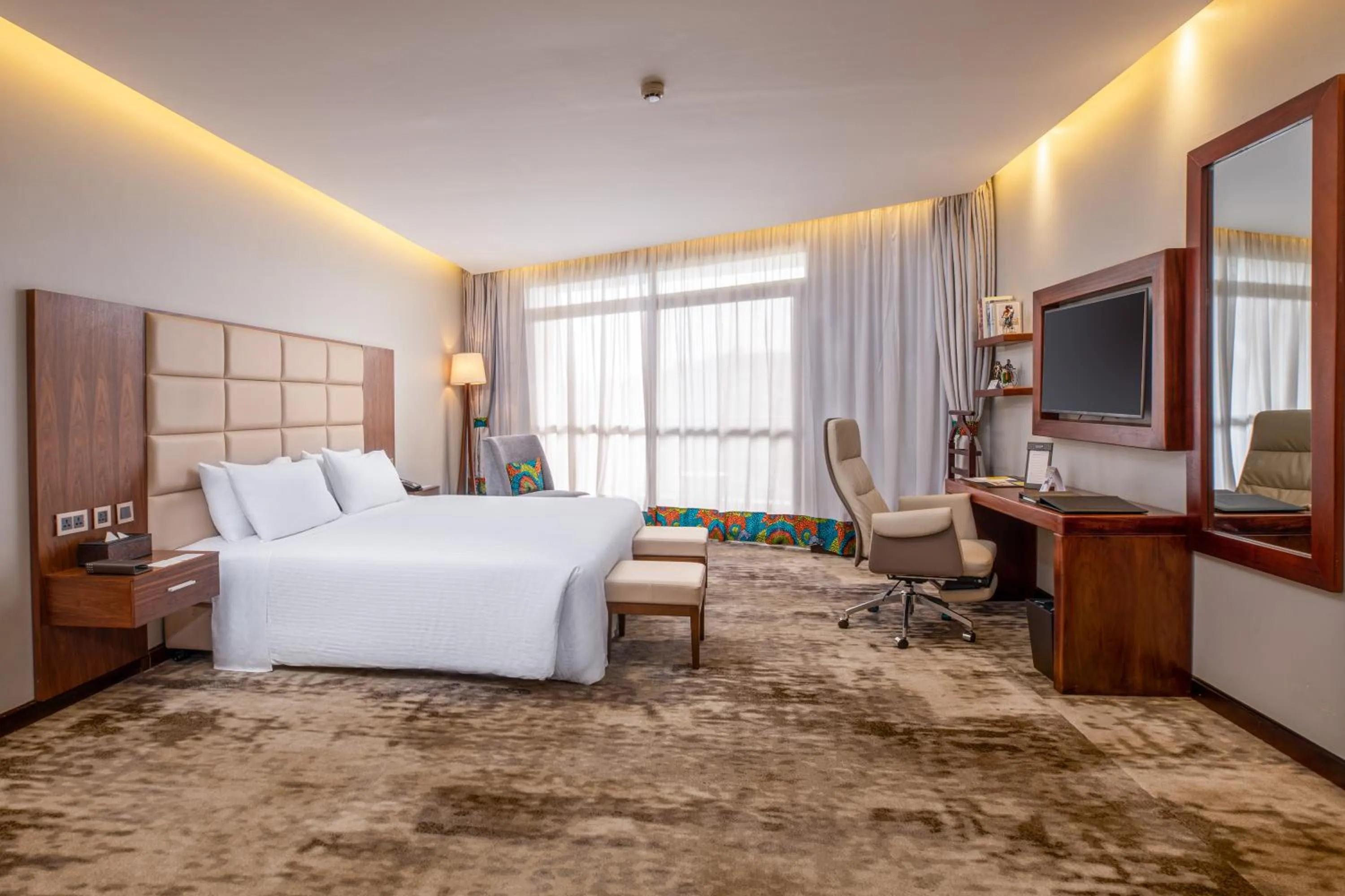 Bed in Golden Tulip Canaan Kampala