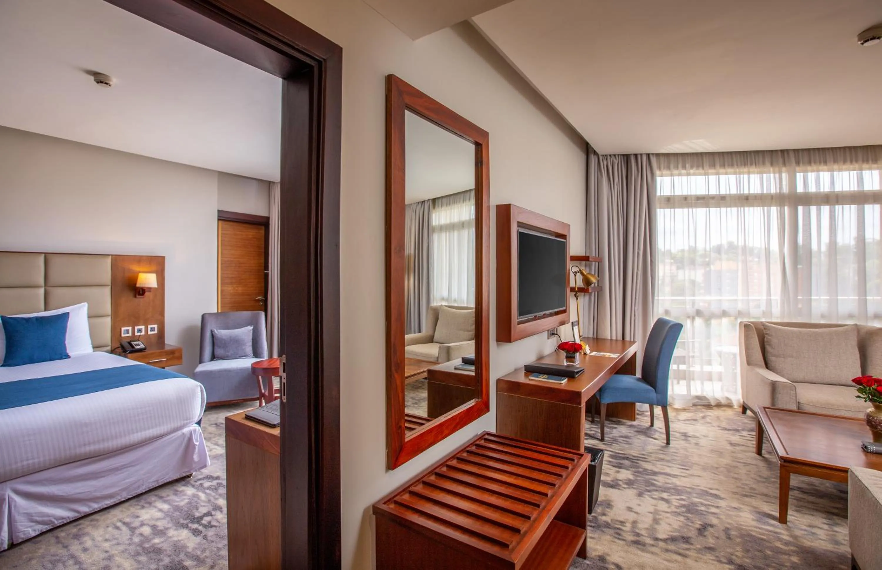 Bed in Golden Tulip Canaan Kampala