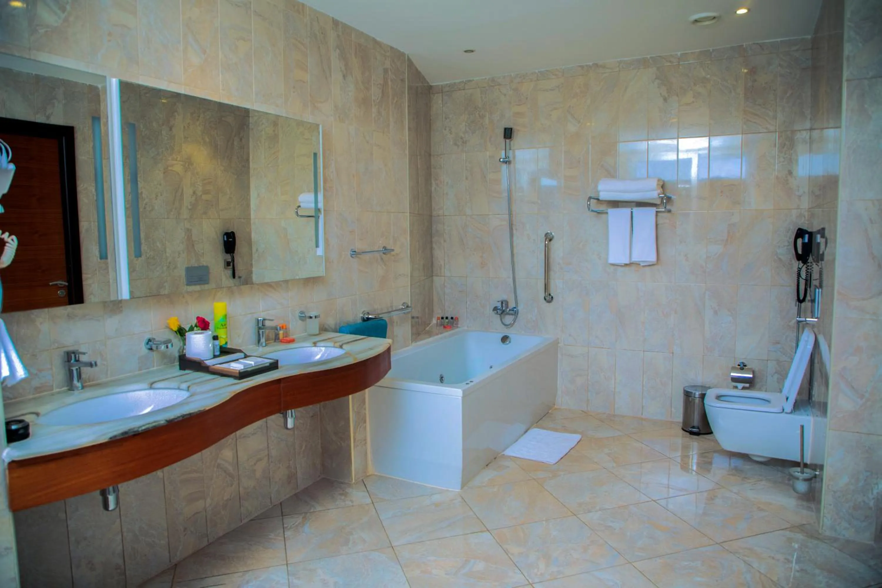 Bathroom in Golden Tulip Canaan Kampala