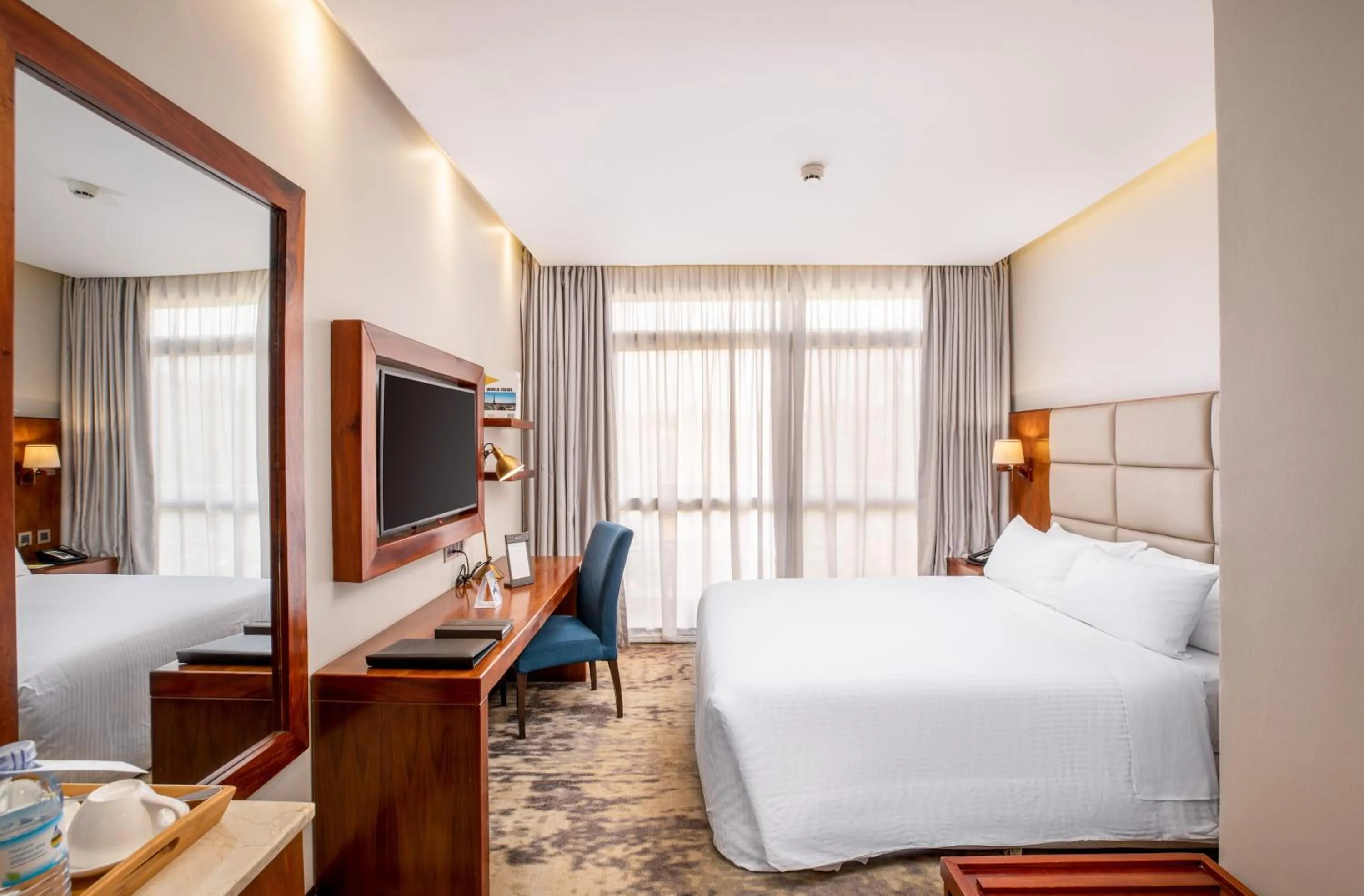 Bed in Golden Tulip Canaan Kampala