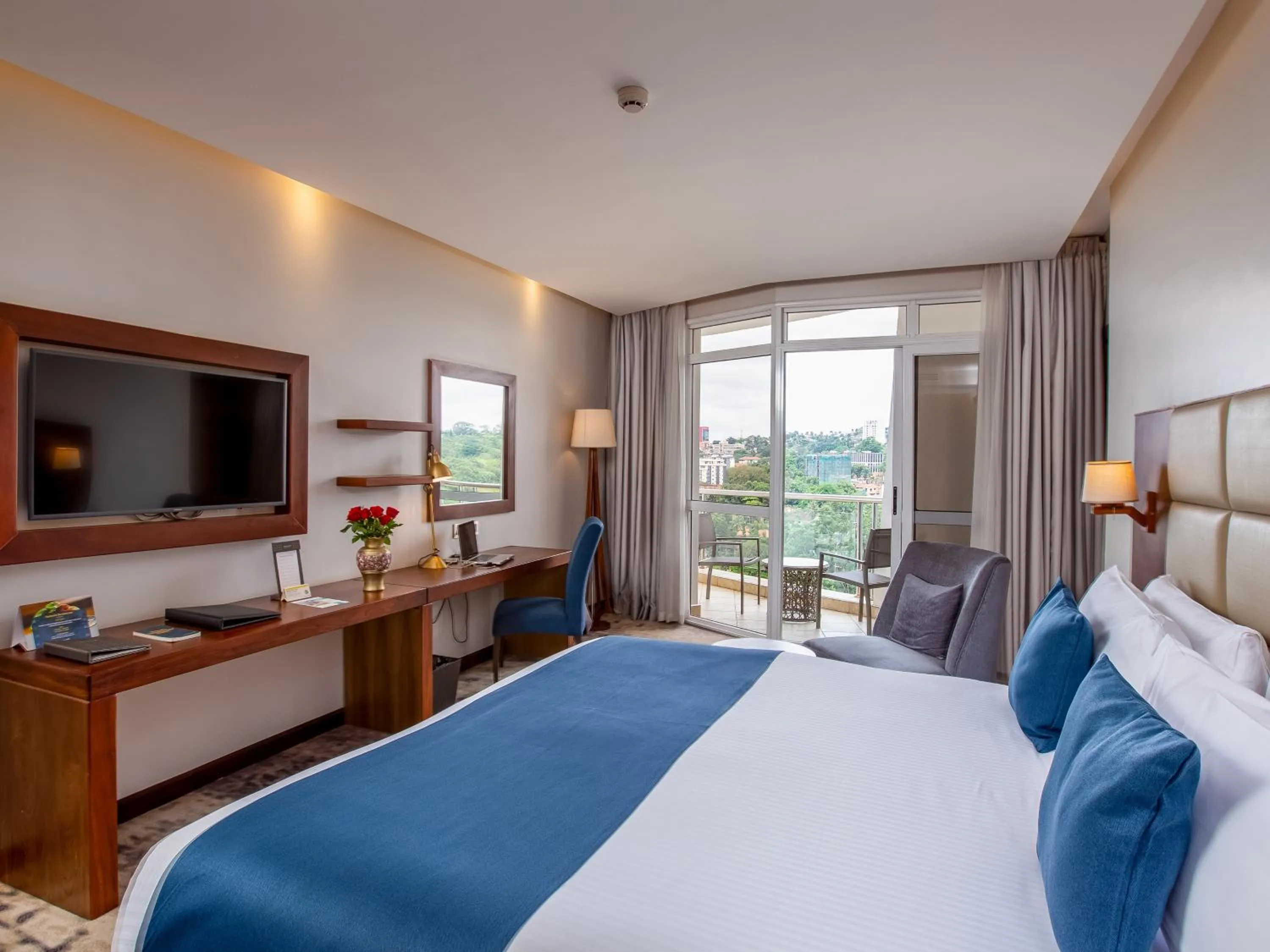 Superior King Room with Balcony in Golden Tulip Canaan Kampala