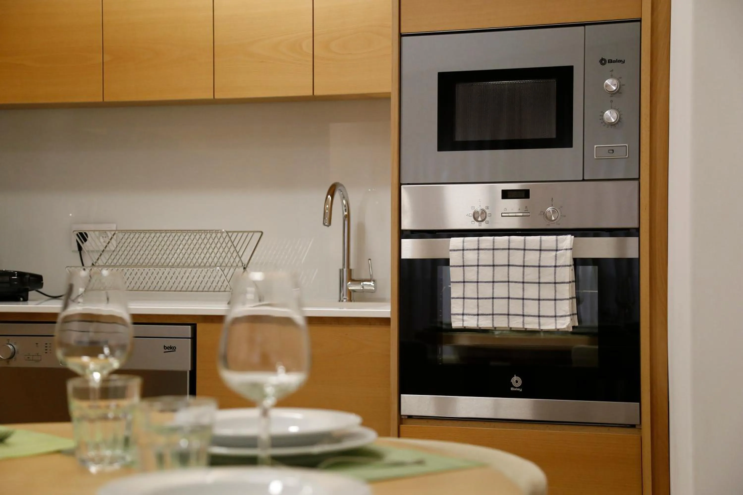 Kitchen or kitchenette in Spot Apartments Trindade