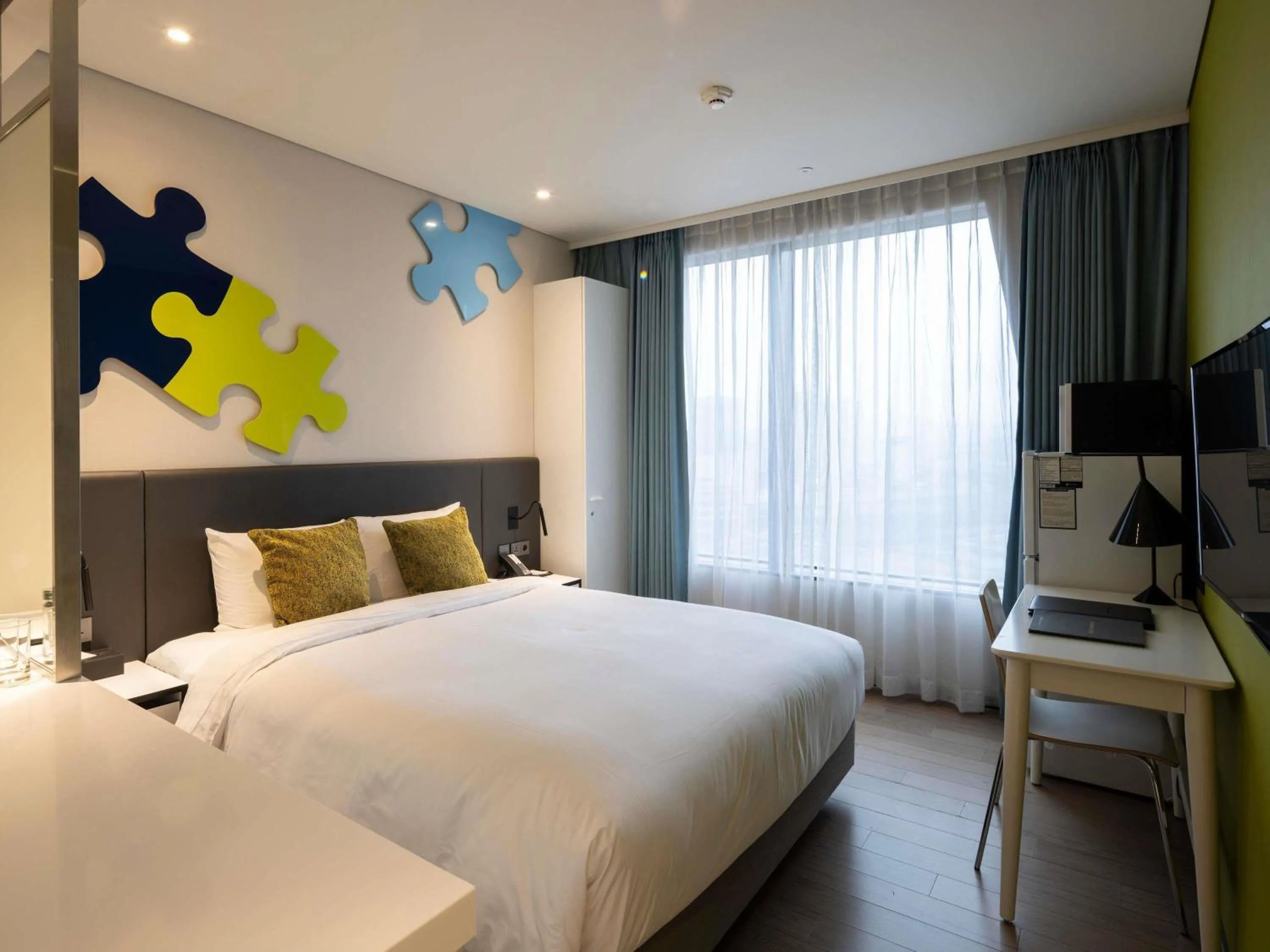 Bedroom, Bed in ibis Styles Ambassador Seoul Yongsan