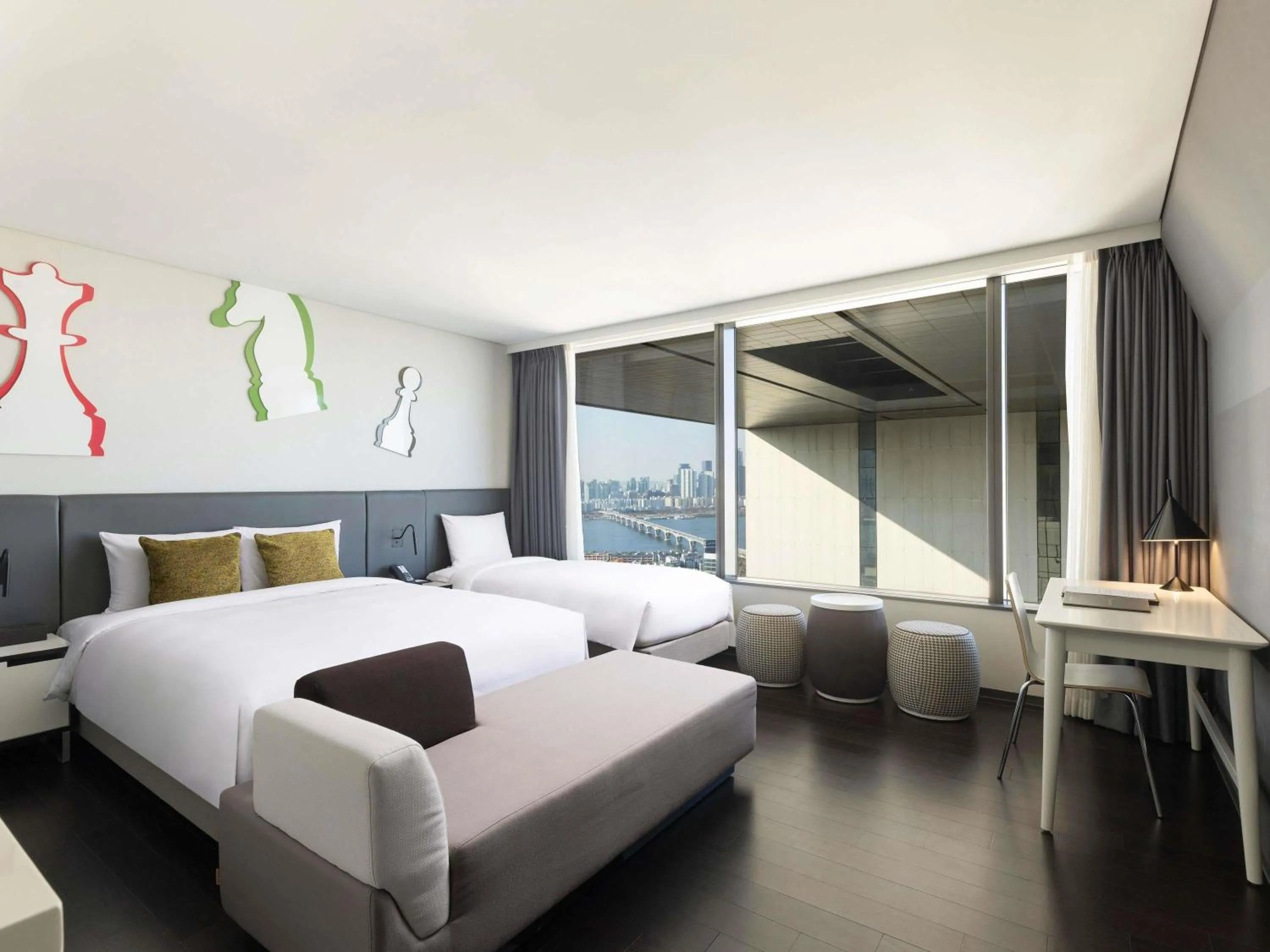 Bedroom, Bed in ibis Styles Ambassador Seoul Yongsan