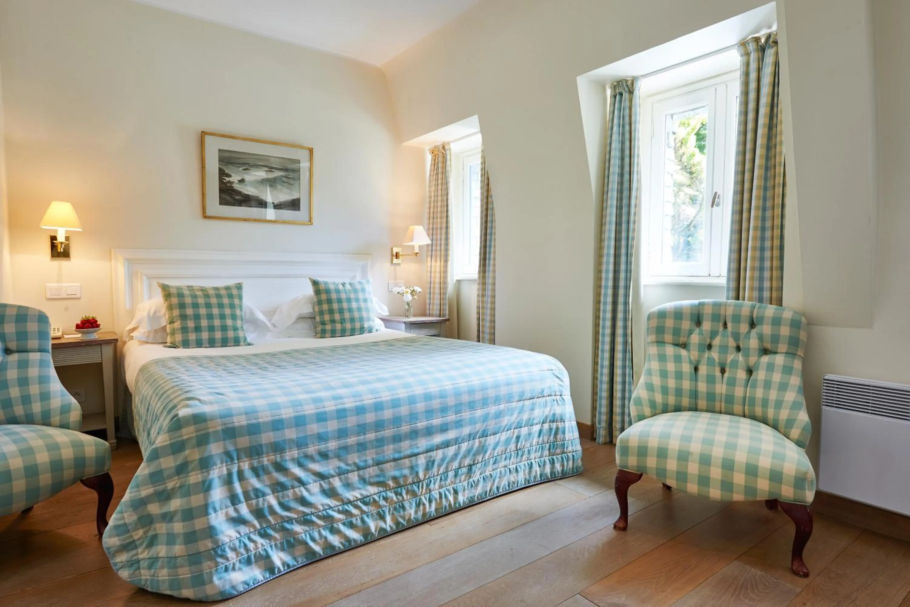 Bedroom, Bed in Brittany & Spa Relais & Châteaux