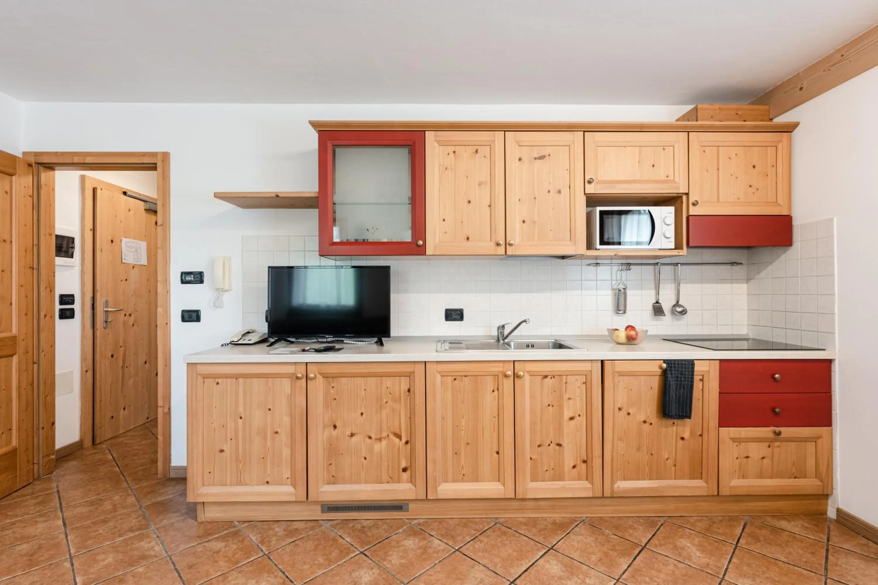 kitchen in Gaia Residence Hotel