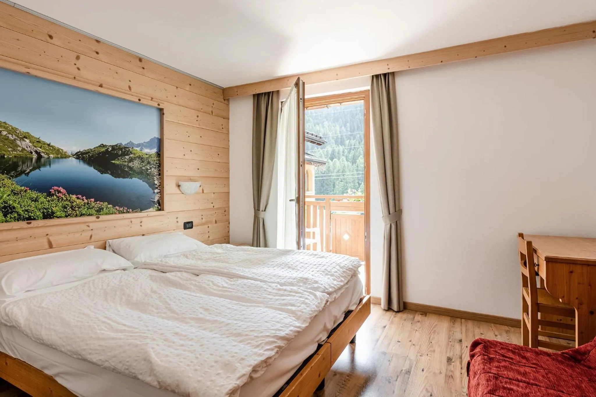 Photo of the whole room, Bed in Gaia Residence Hotel