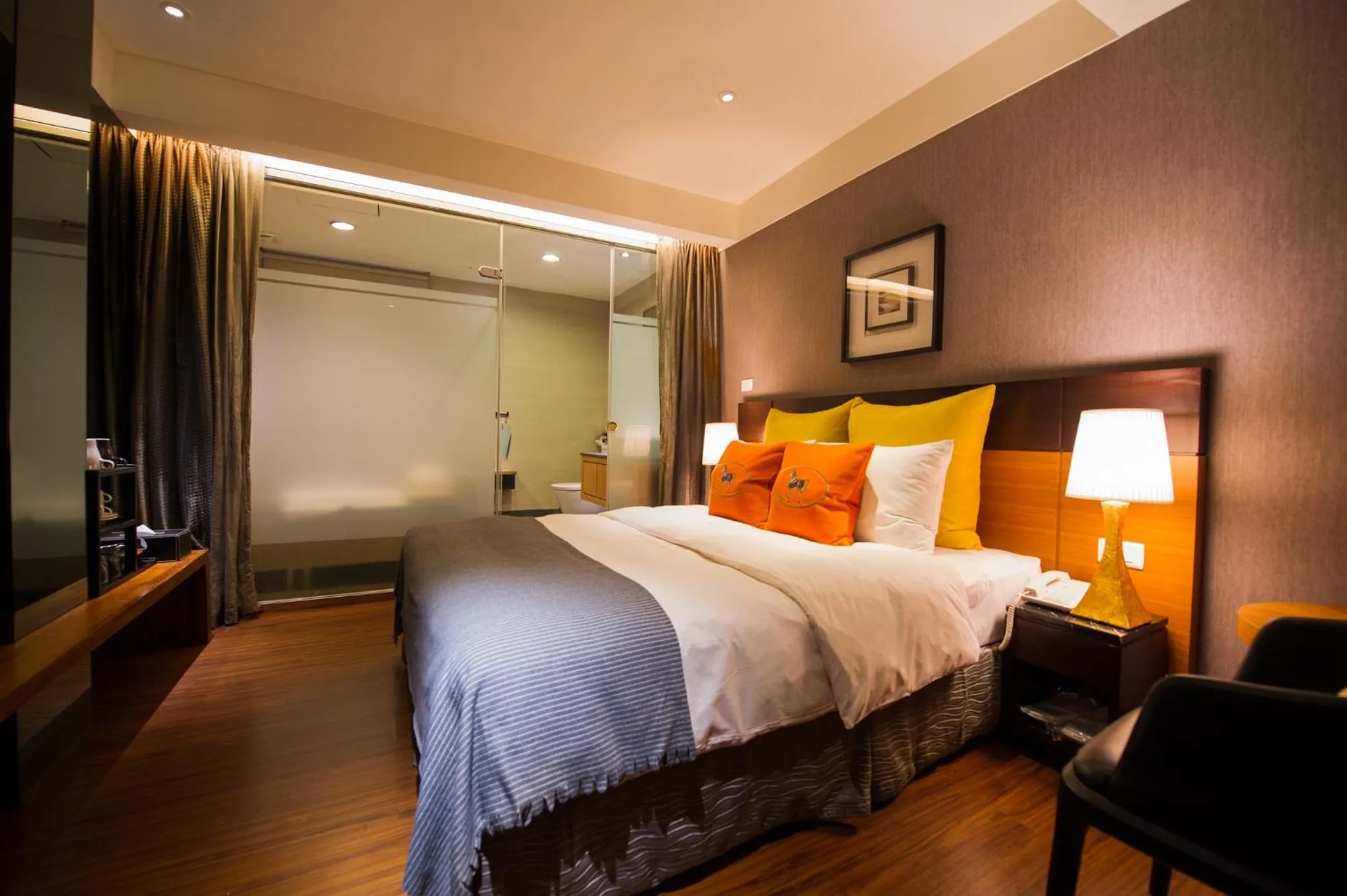 Bed in Aqua Bella Hotel