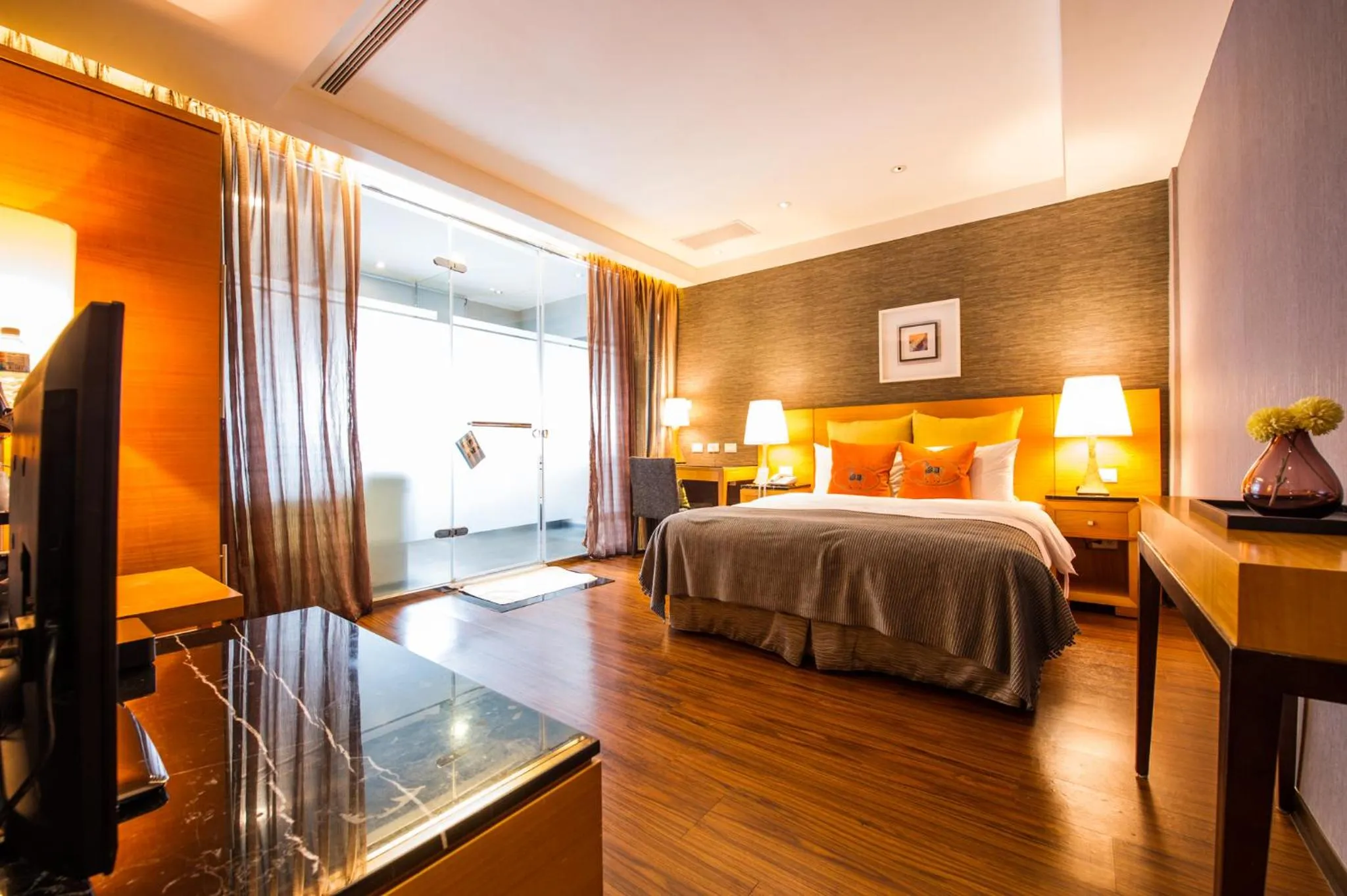 Bed in Aqua Bella Hotel