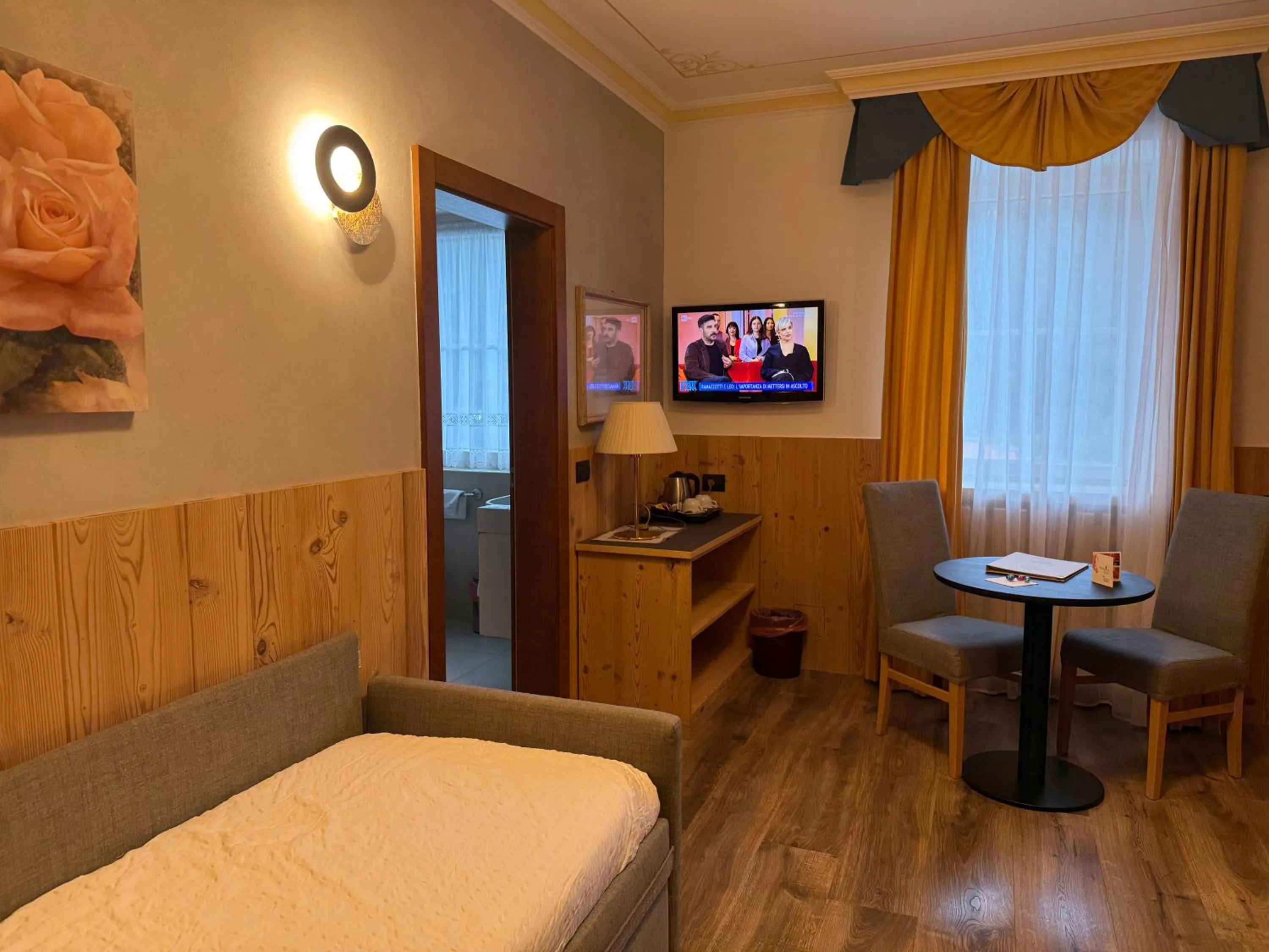 Bed in Alexander Hotel Alpine Wellness Dolomites